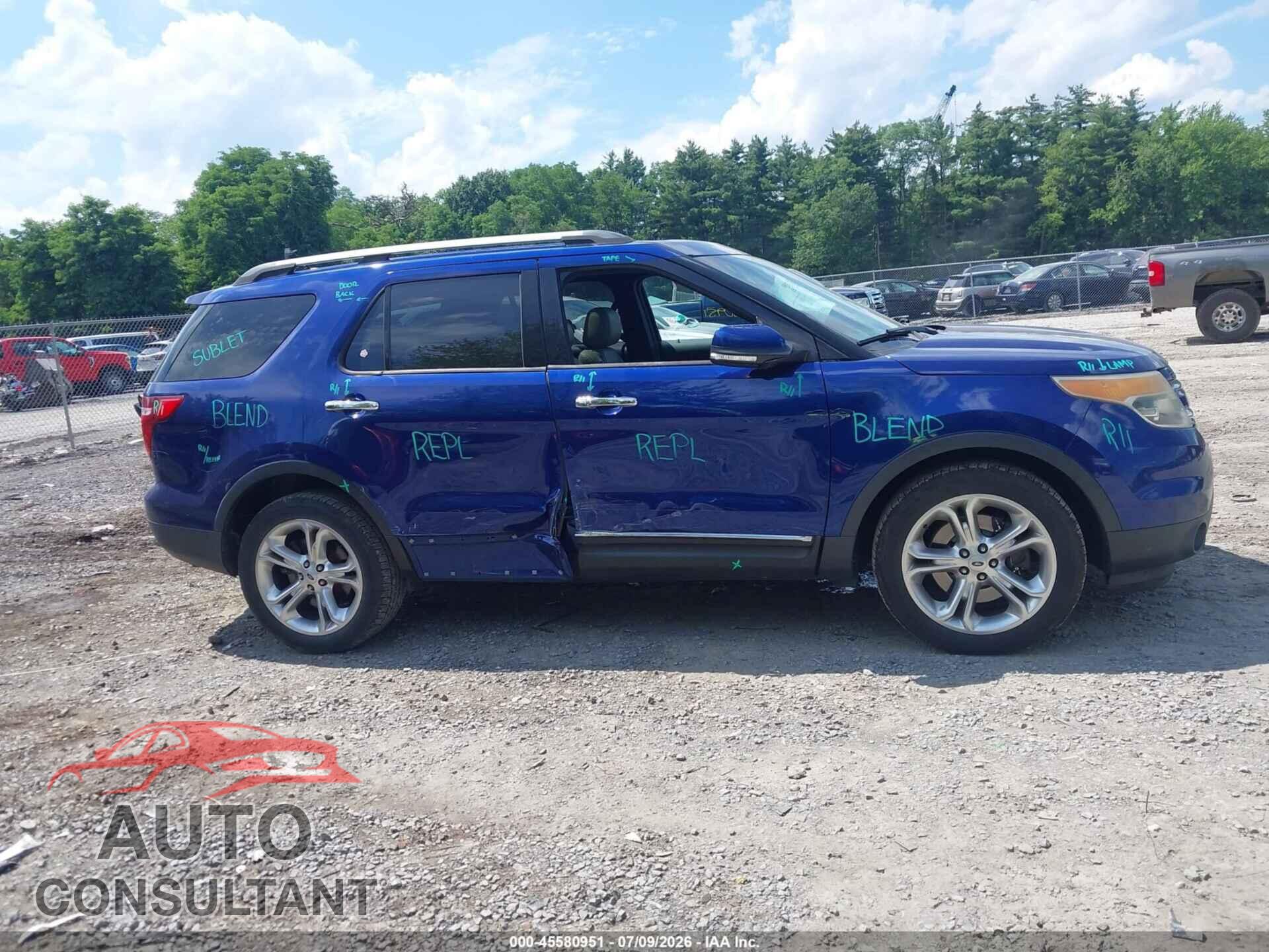 FORD EXPLORER 2015 - 1FM5K8F88FGA25218