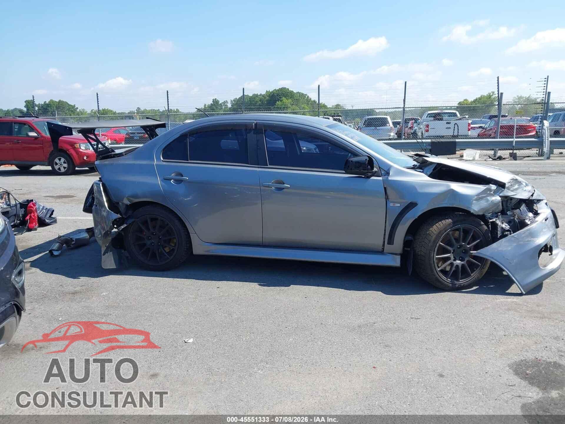 MITSUBISHI LANCER EVOLUTION 2014 - JA32W8FV9EU021825