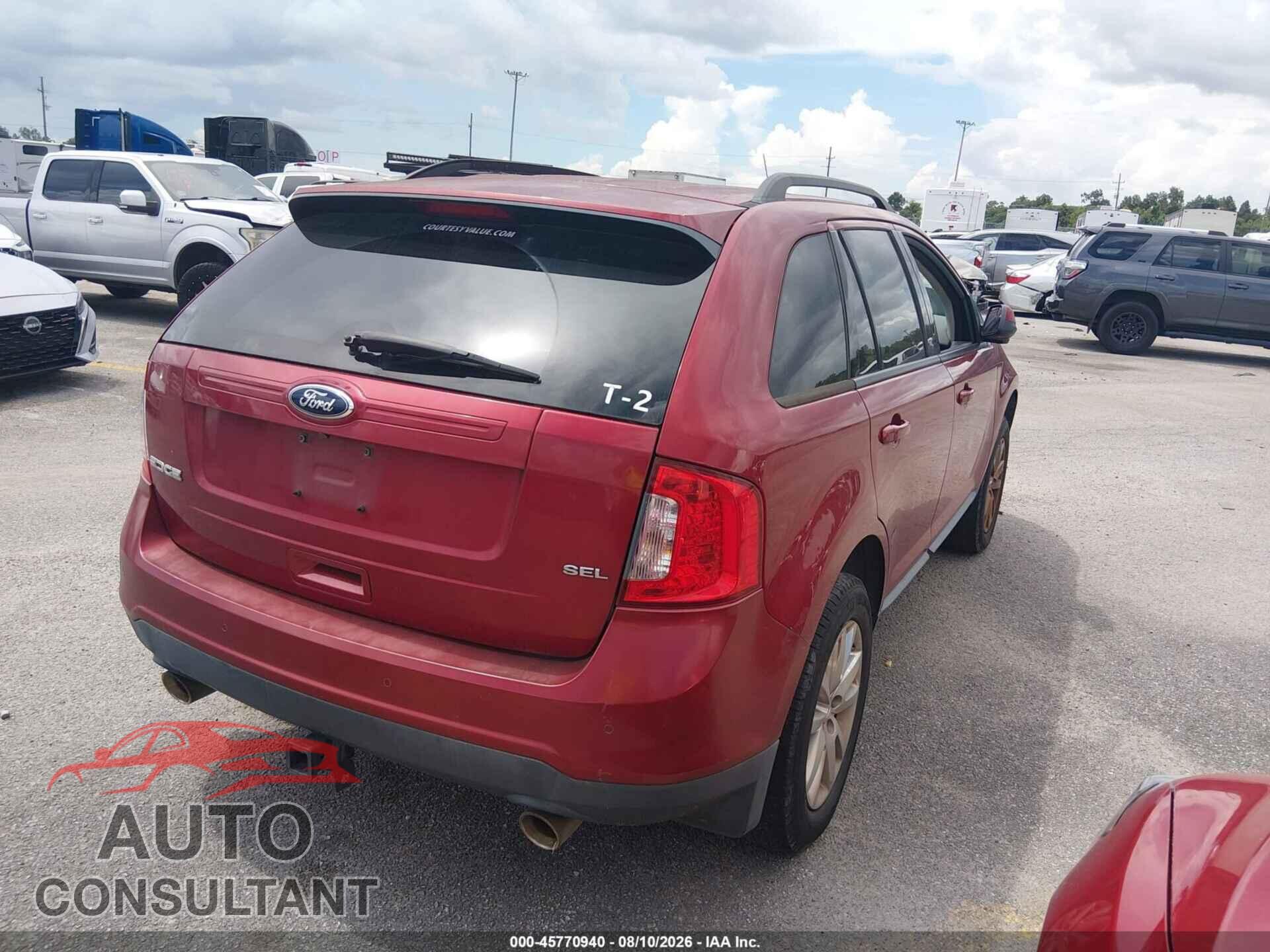 FORD EDGE 2013 - 2FMDK3JCXDBA79215
