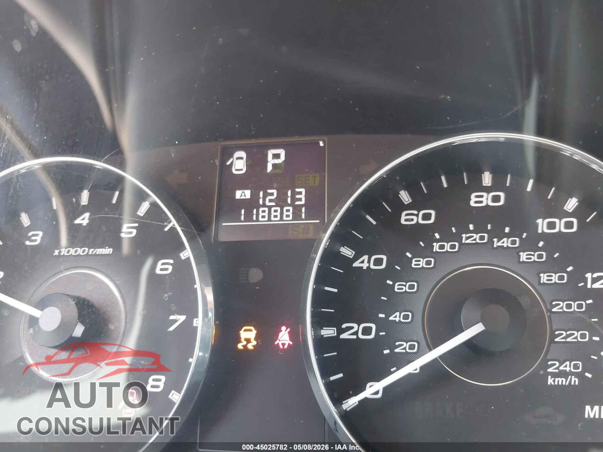 SUBARU OUTBACK 2011 - 4S4BRBAC5B3388116