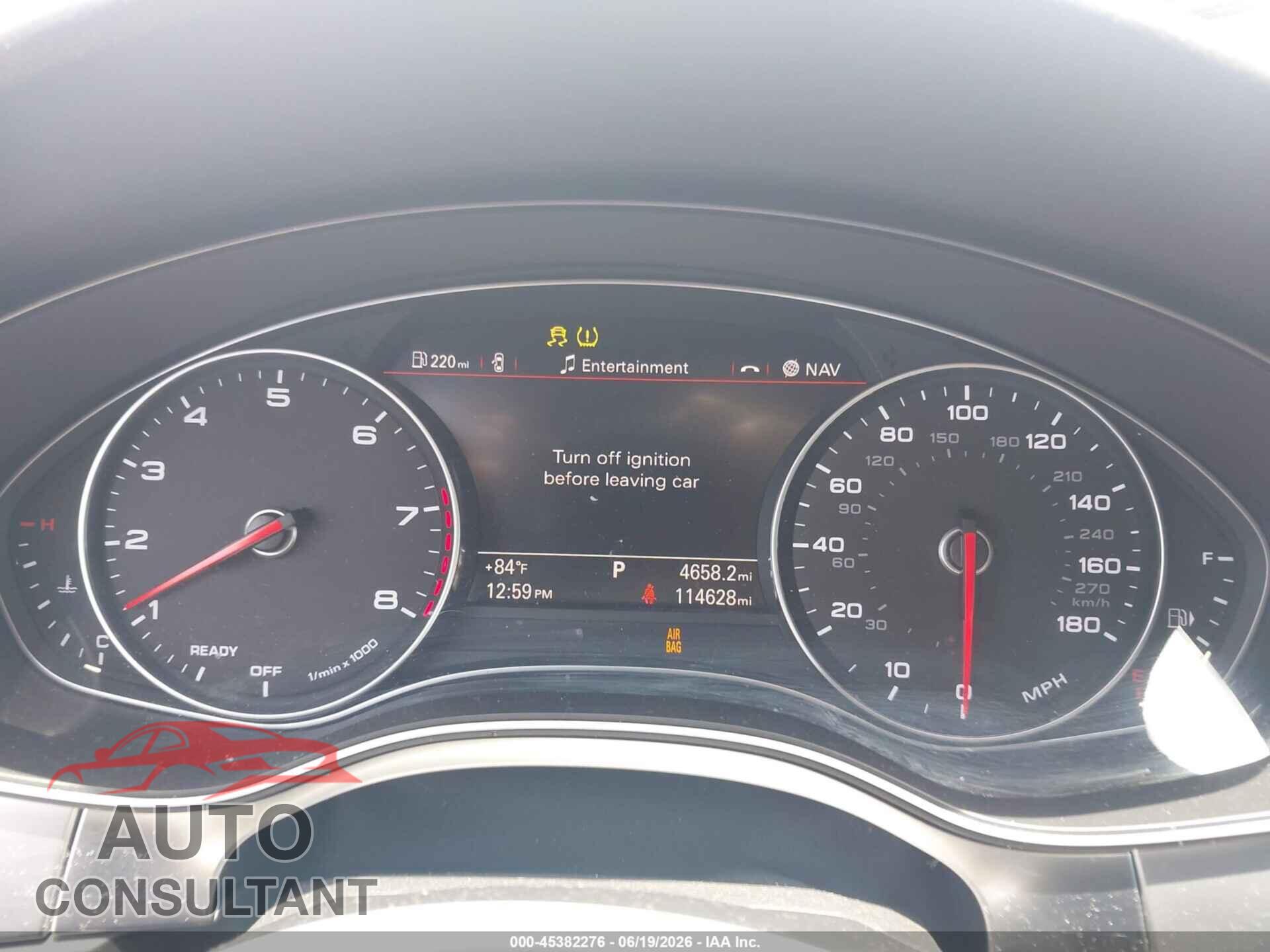 AUDI A6 2016 - WAUGFAFC8GN006904