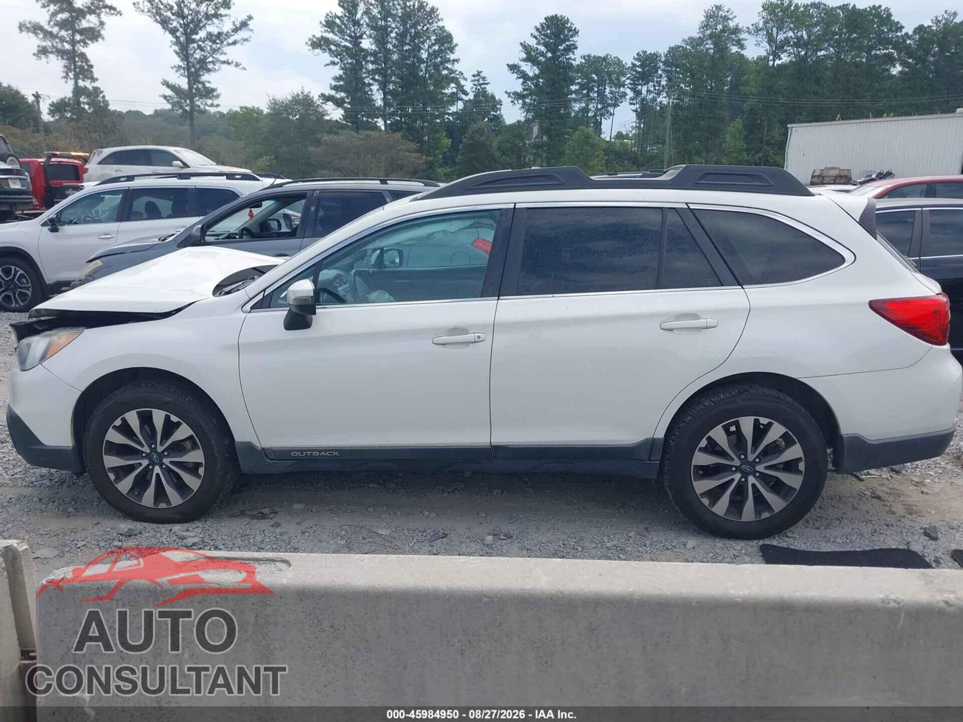 SUBARU OUTBACK 2016 - 4S4BSBLC3G3221116