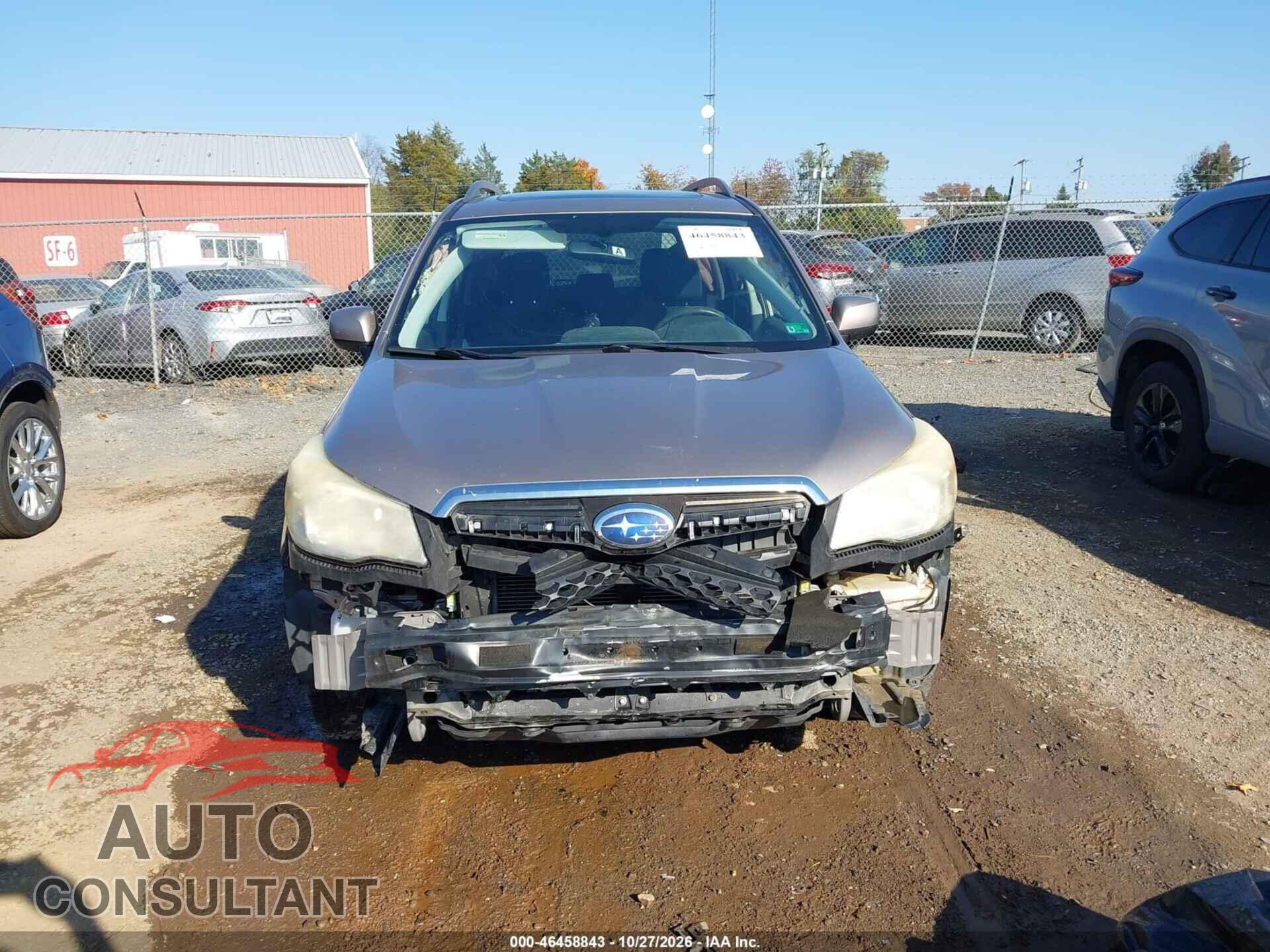 SUBARU FORESTER 2014 - JF2SJAEC9EH425628