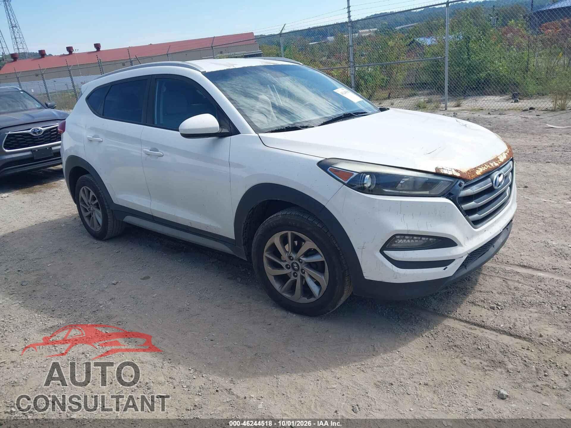 HYUNDAI TUCSON 2017 - KM8J3CA44HU553541