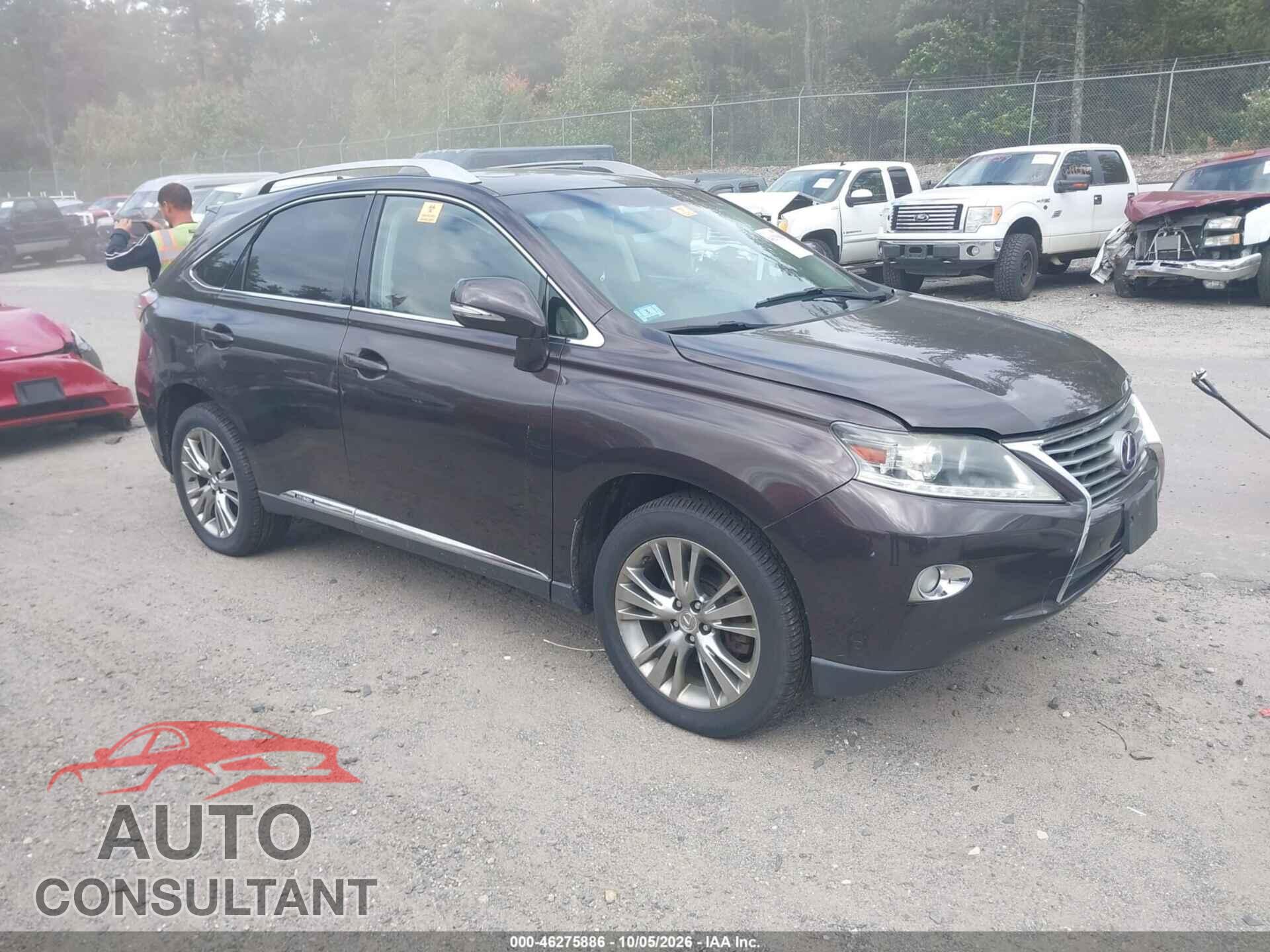 LEXUS RX 450H 2013 - JTJBC1BA7D2056486