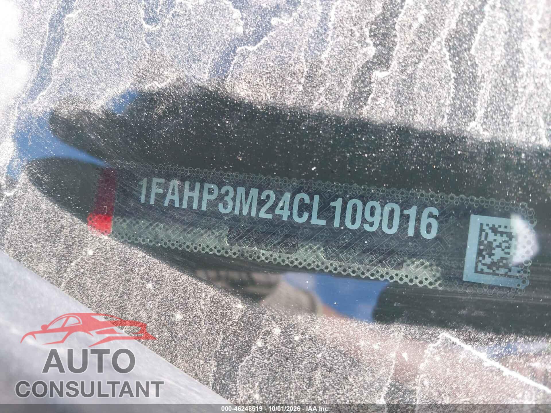 FORD FOCUS 2012 - 1FAHP3M24CL109016