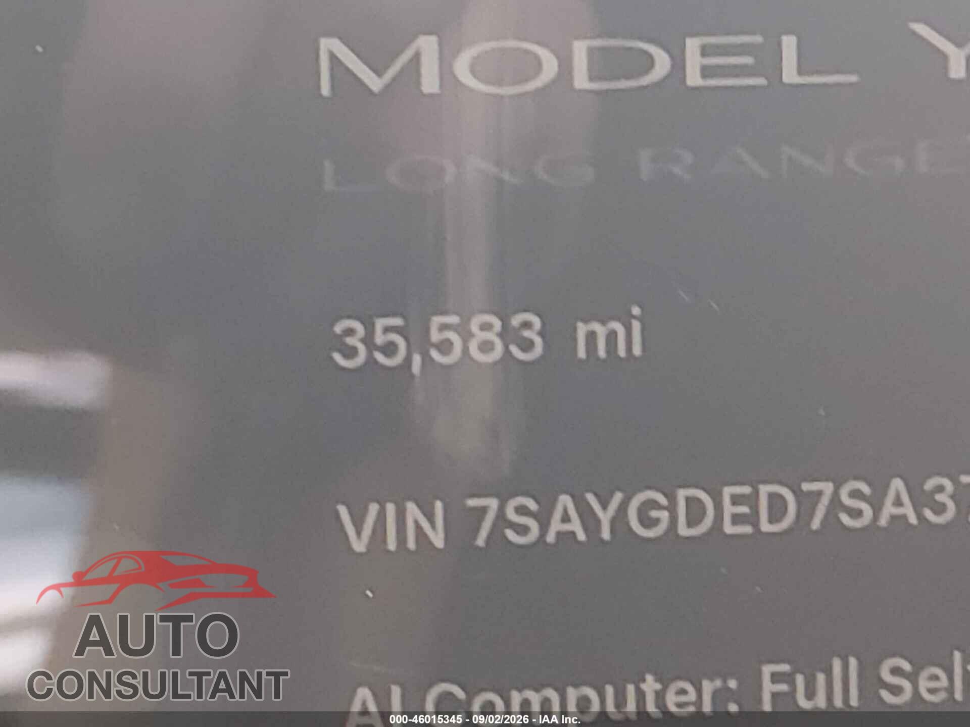 TESLA MODEL Y 2025 - 7SAYGDED7SA372957