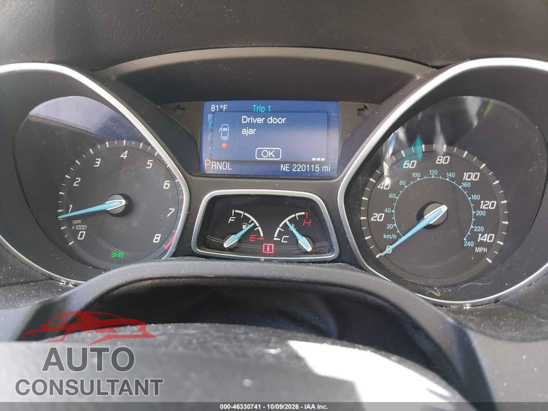 FORD FOCUS 2014 - 1FADP3F23EL143026