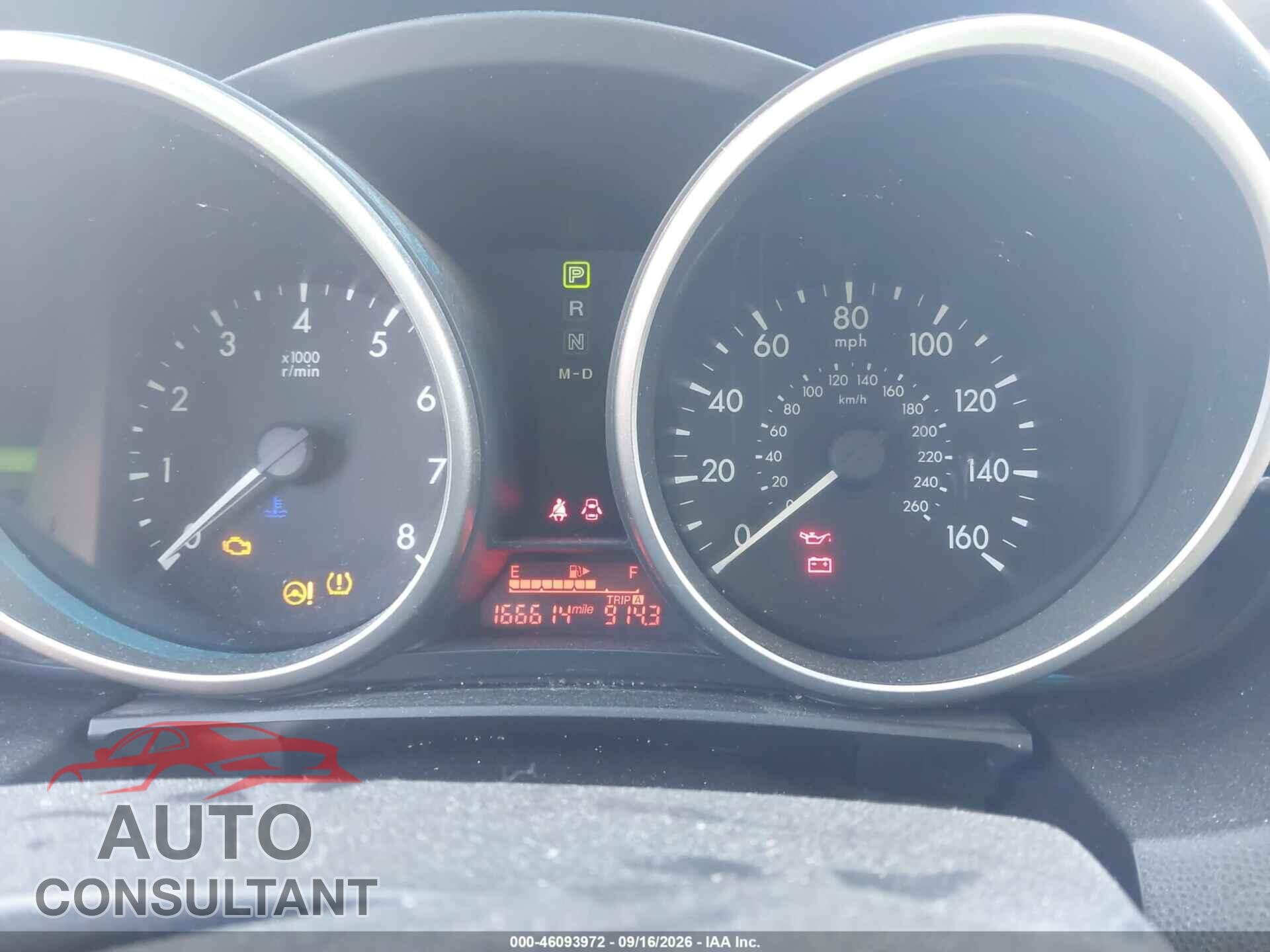 MAZDA MAZDA5 2012 - JM1CW2CL0C0135979