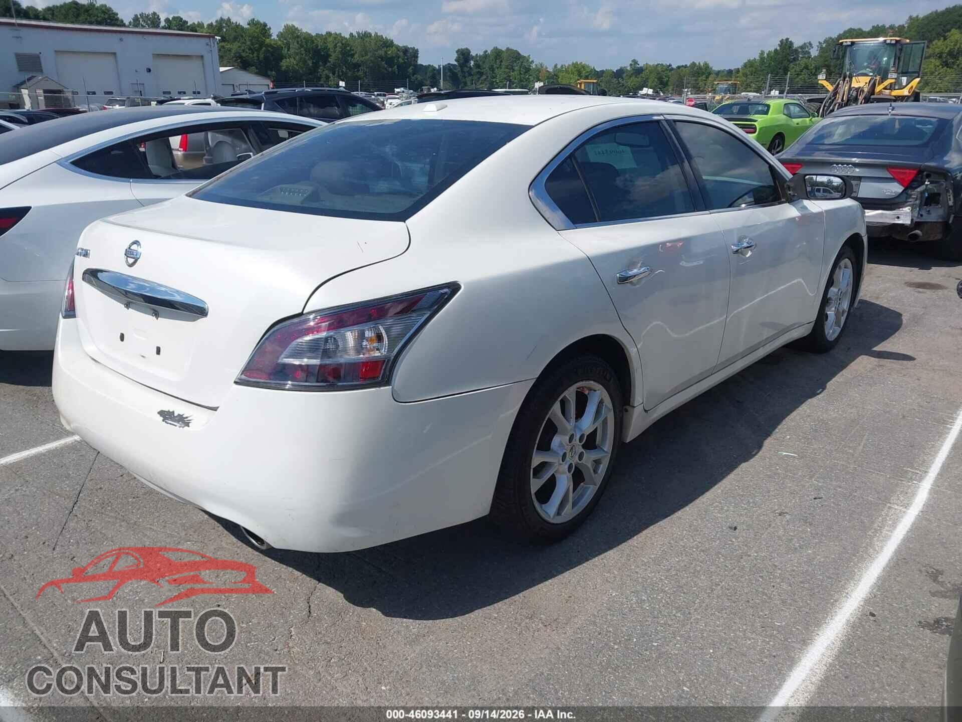 NISSAN MAXIMA 2012 - 1N4AA5AP1CC852781