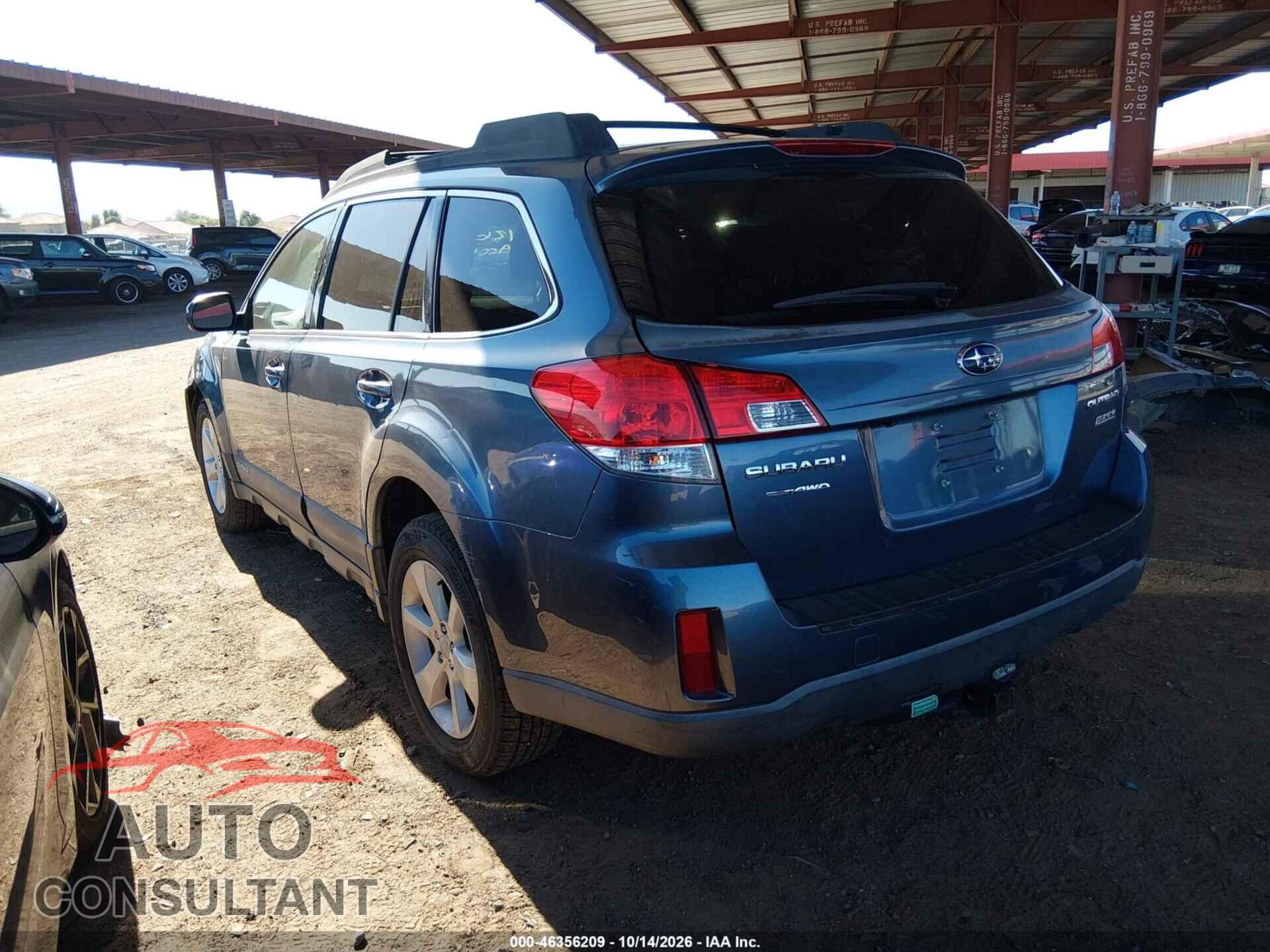 SUBARU OUTBACK 2013 - 4S4BRBGC4D3230148