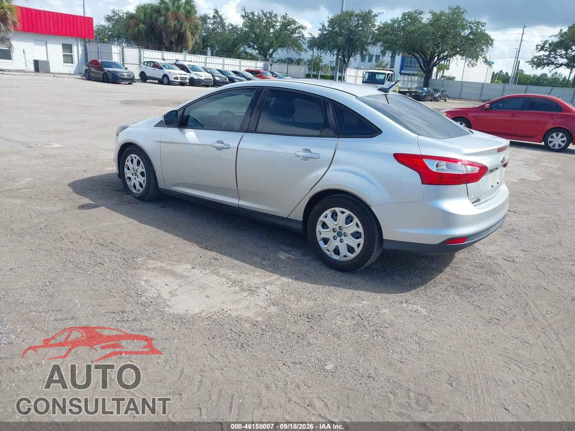 FORD FOCUS 2012 - 1FAHP3F24CL298599