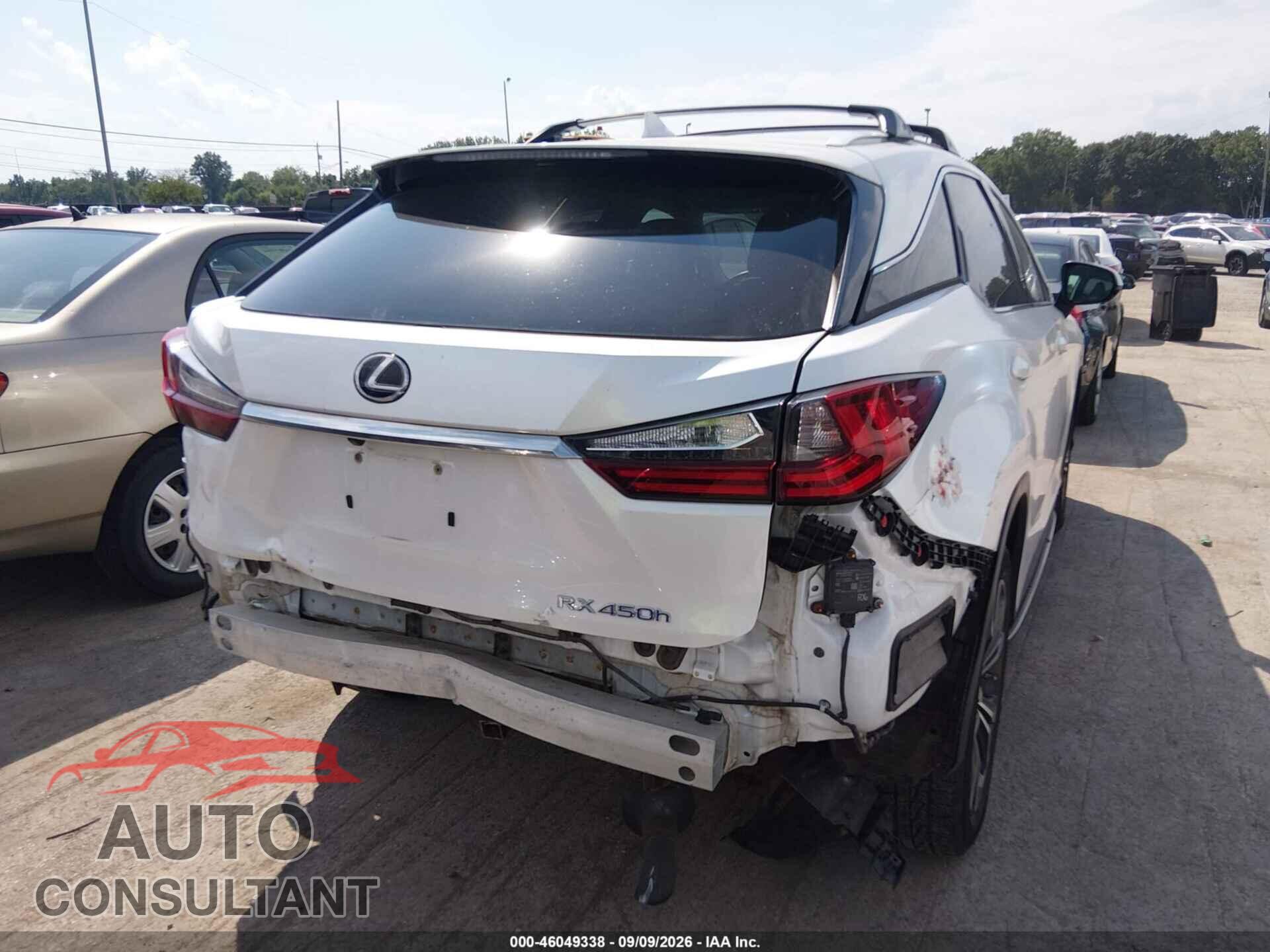 LEXUS RX 450H 2017 - 2T2BGMCA4HC014934