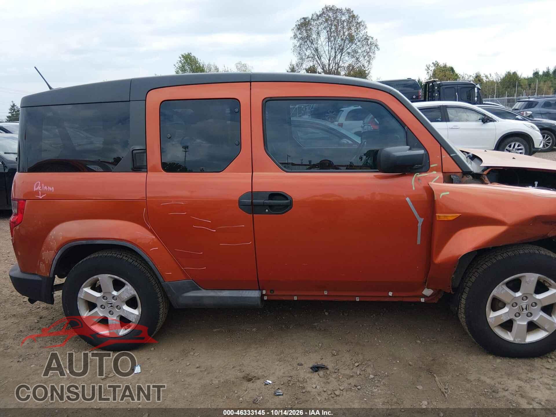 HONDA ELEMENT 2009 - 5J6YH28719L002760