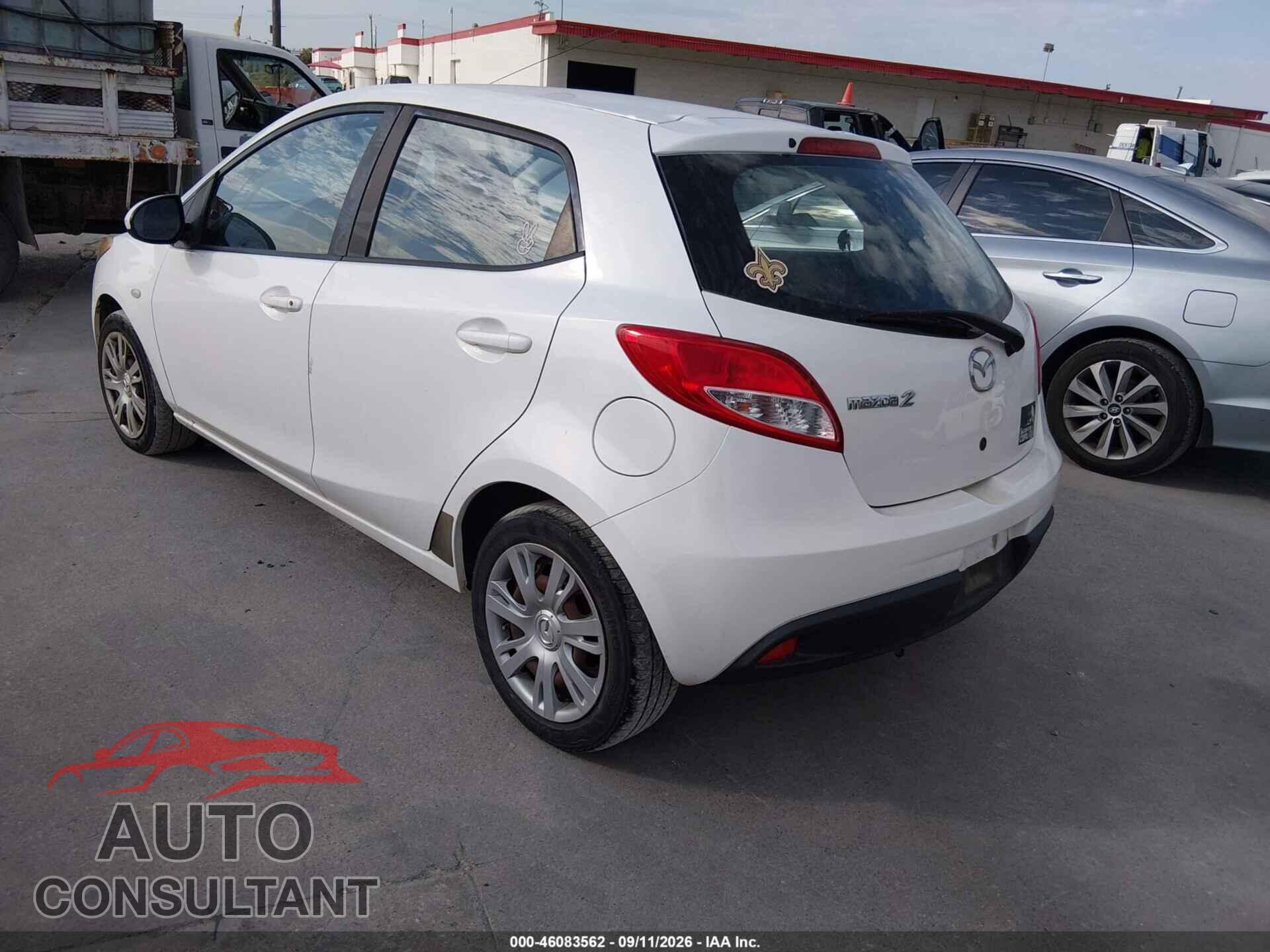 MAZDA MAZDA2 2013 - JM1DE1KY4D0156012