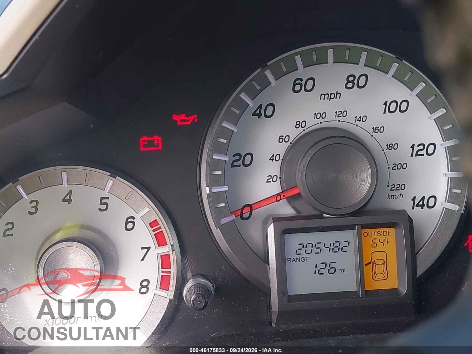HONDA PILOT 2012 - 5FNYF4H51CB062487
