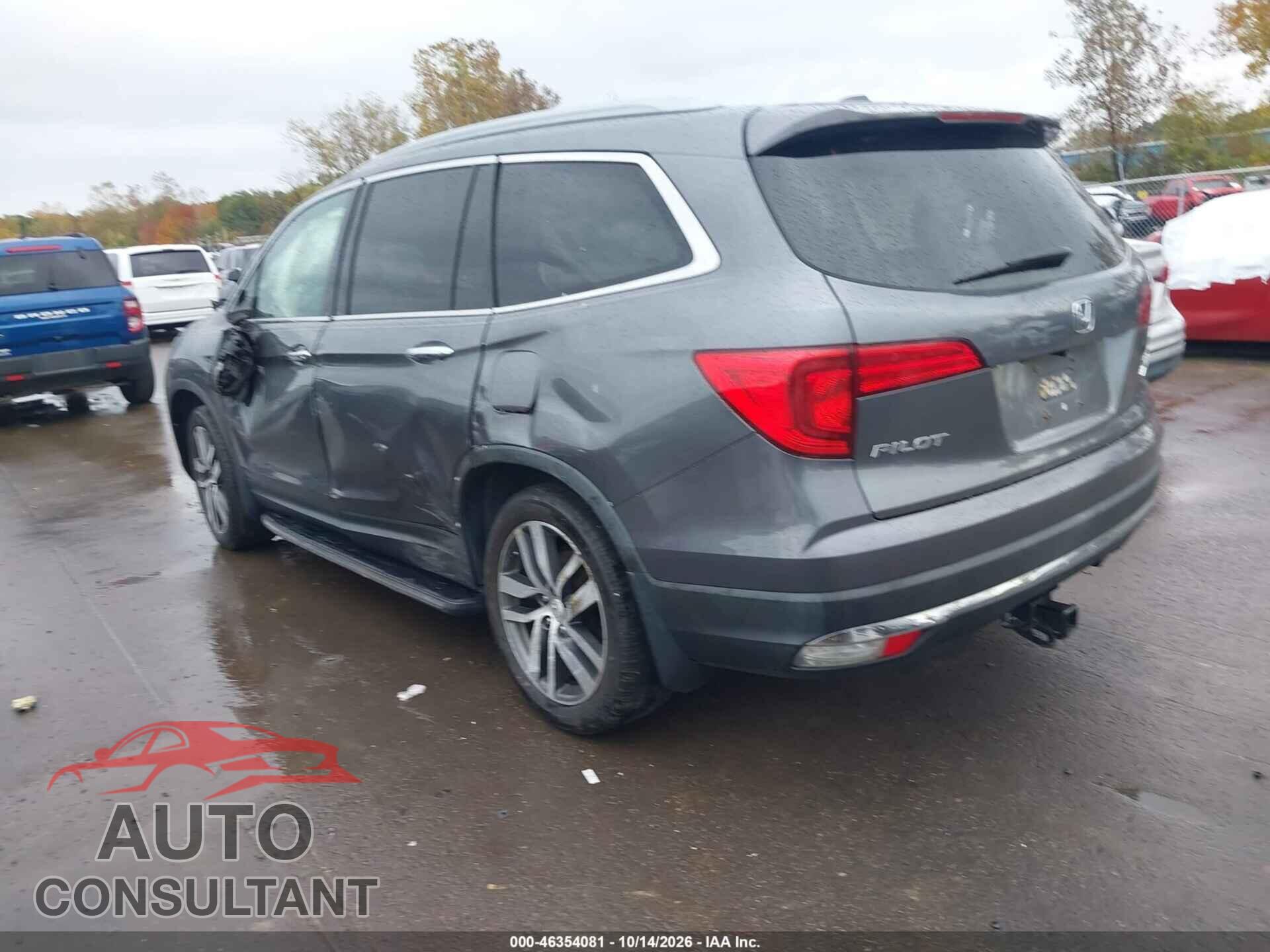 HONDA PILOT 2016 - 5FNYF6H08GB016127