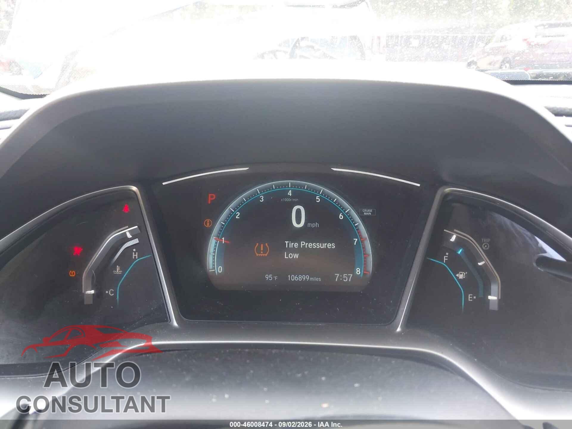HONDA CIVIC 2017 - 19XFC2F70HE021869