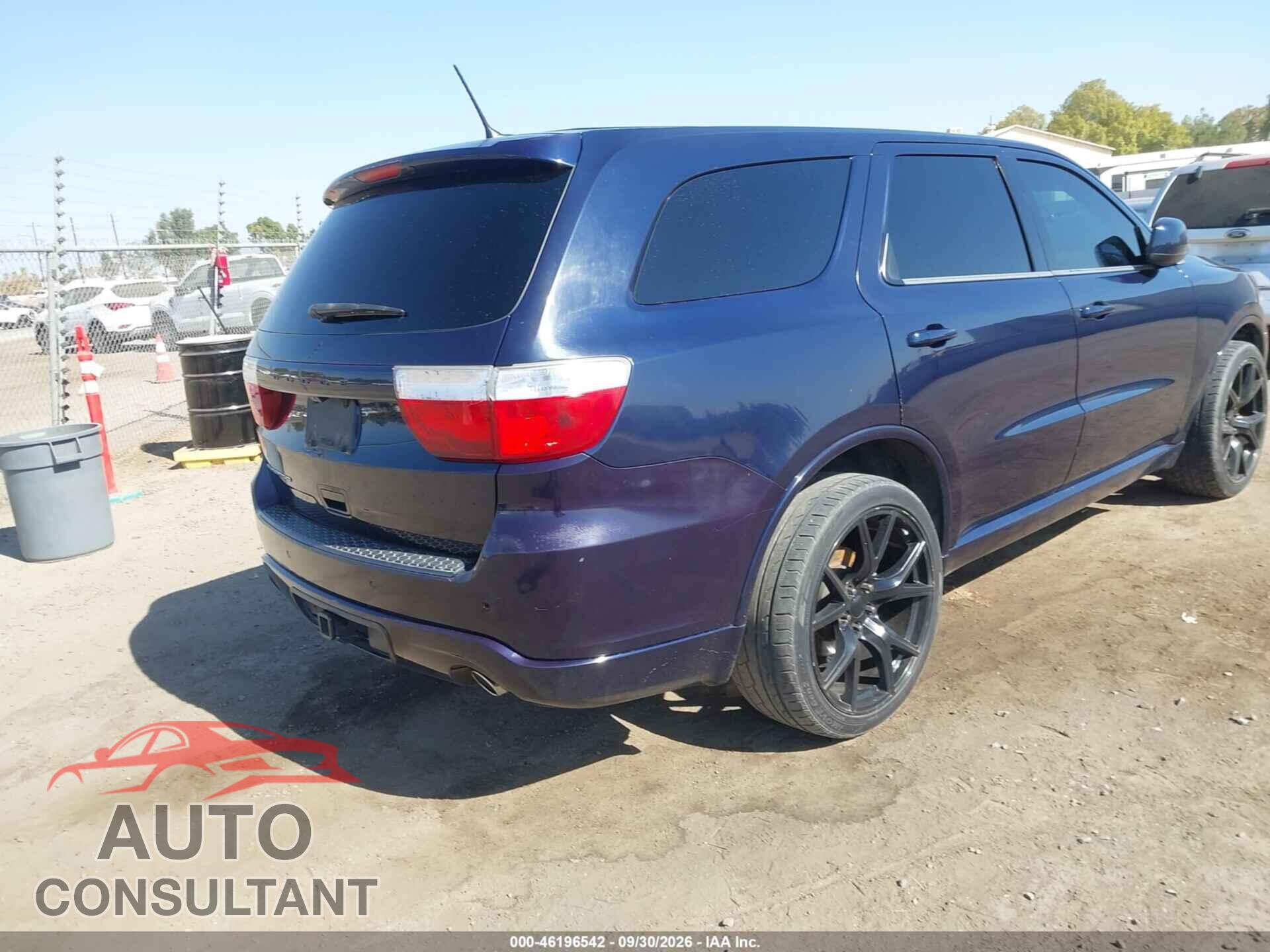 DODGE DURANGO 2013 - 1C4RDHAG3DC662732