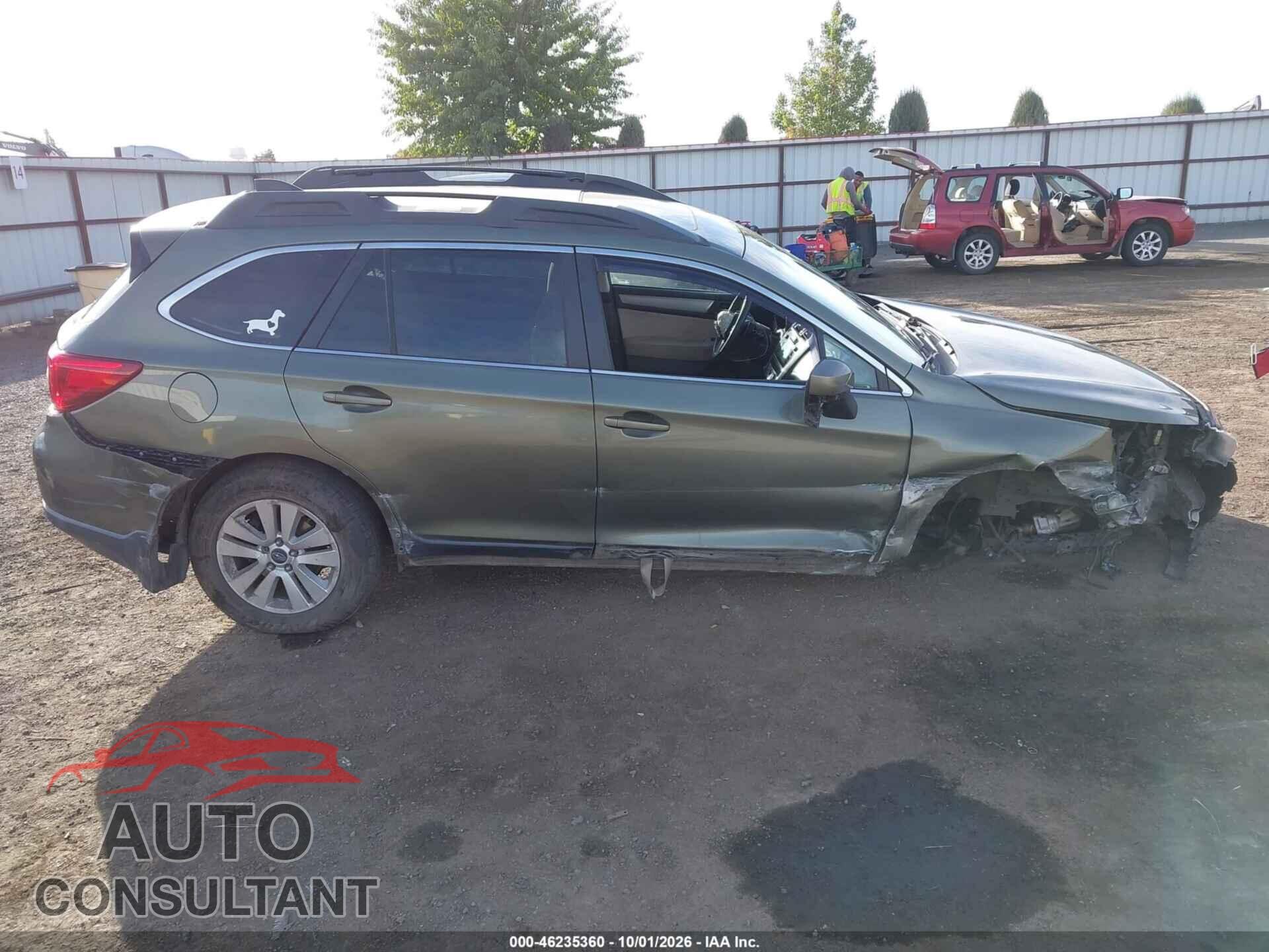 SUBARU OUTBACK 2017 - 4S4BSADC0H3207877