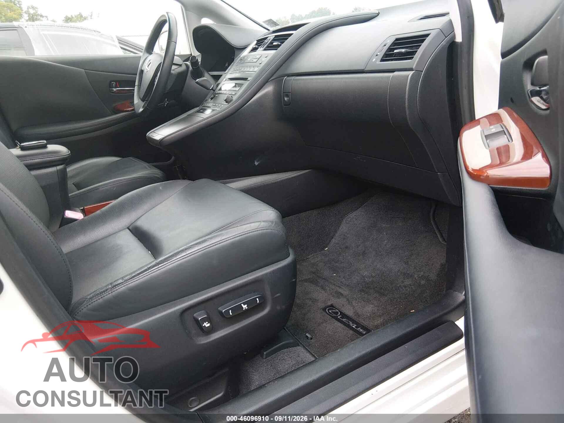 LEXUS HS 250H 2010 - JTHBB1BA0A2012104