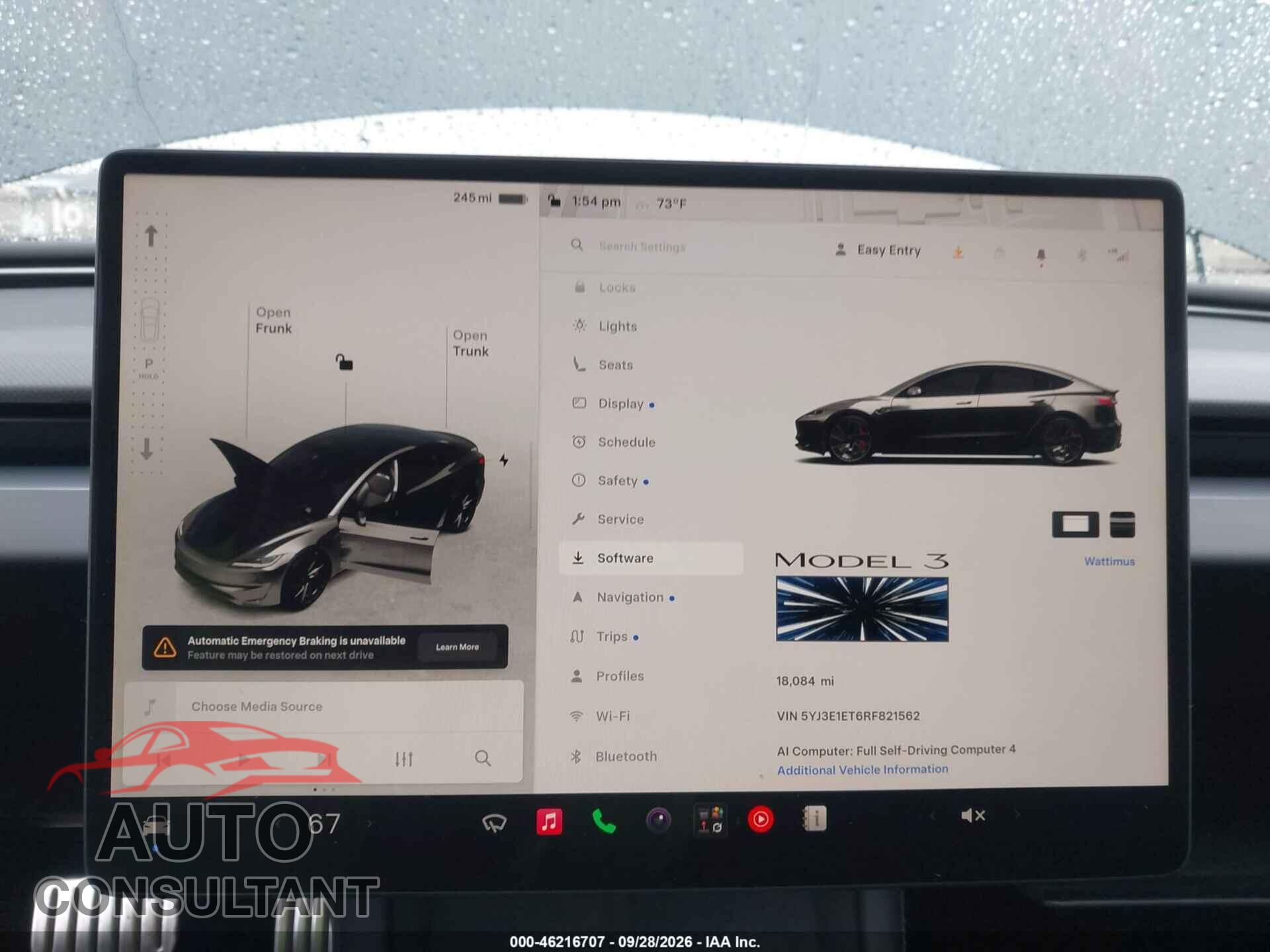TESLA MODEL 3 2024 - 5YJ3E1ET6RF821562