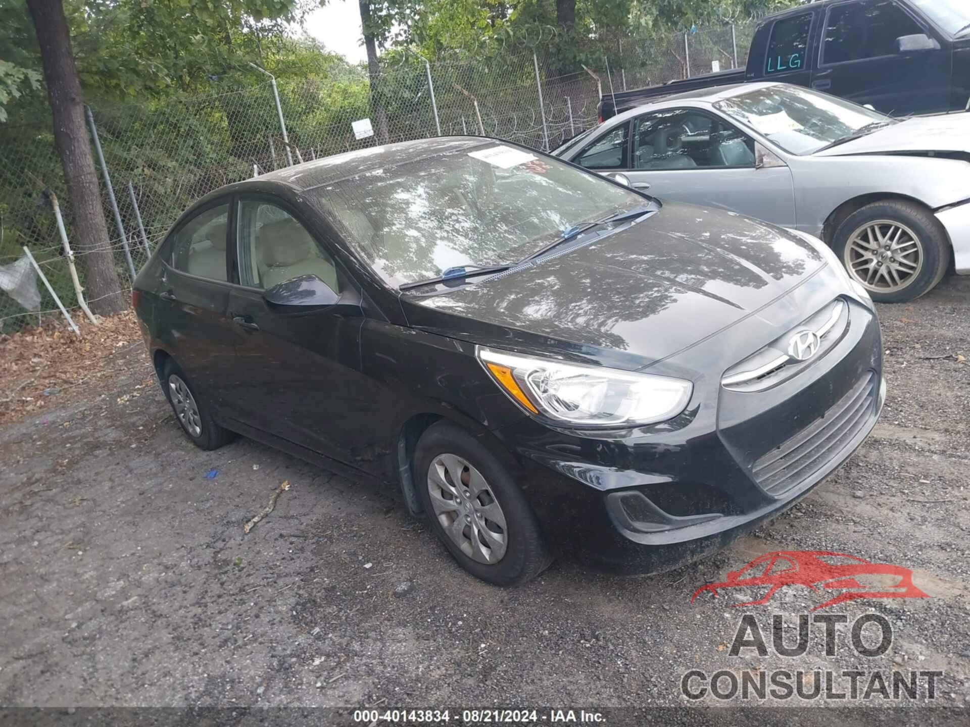 HYUNDAI ACCENT 2017 - KMHCT4AE9HU330614