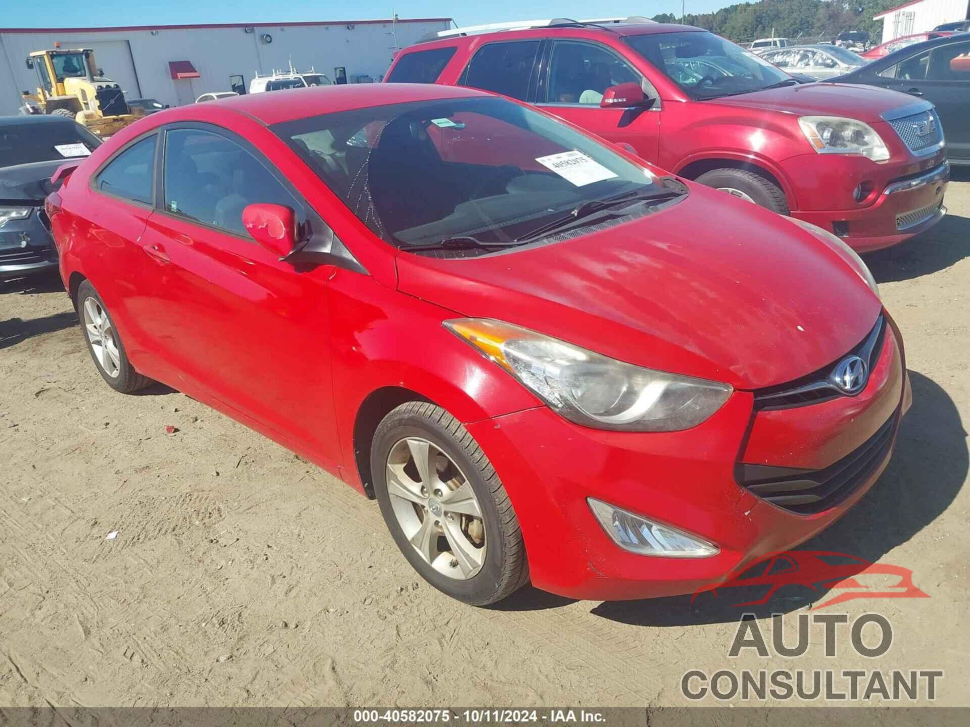 HYUNDAI ELANTRA 2013 - KMHDH6AE0DU010786