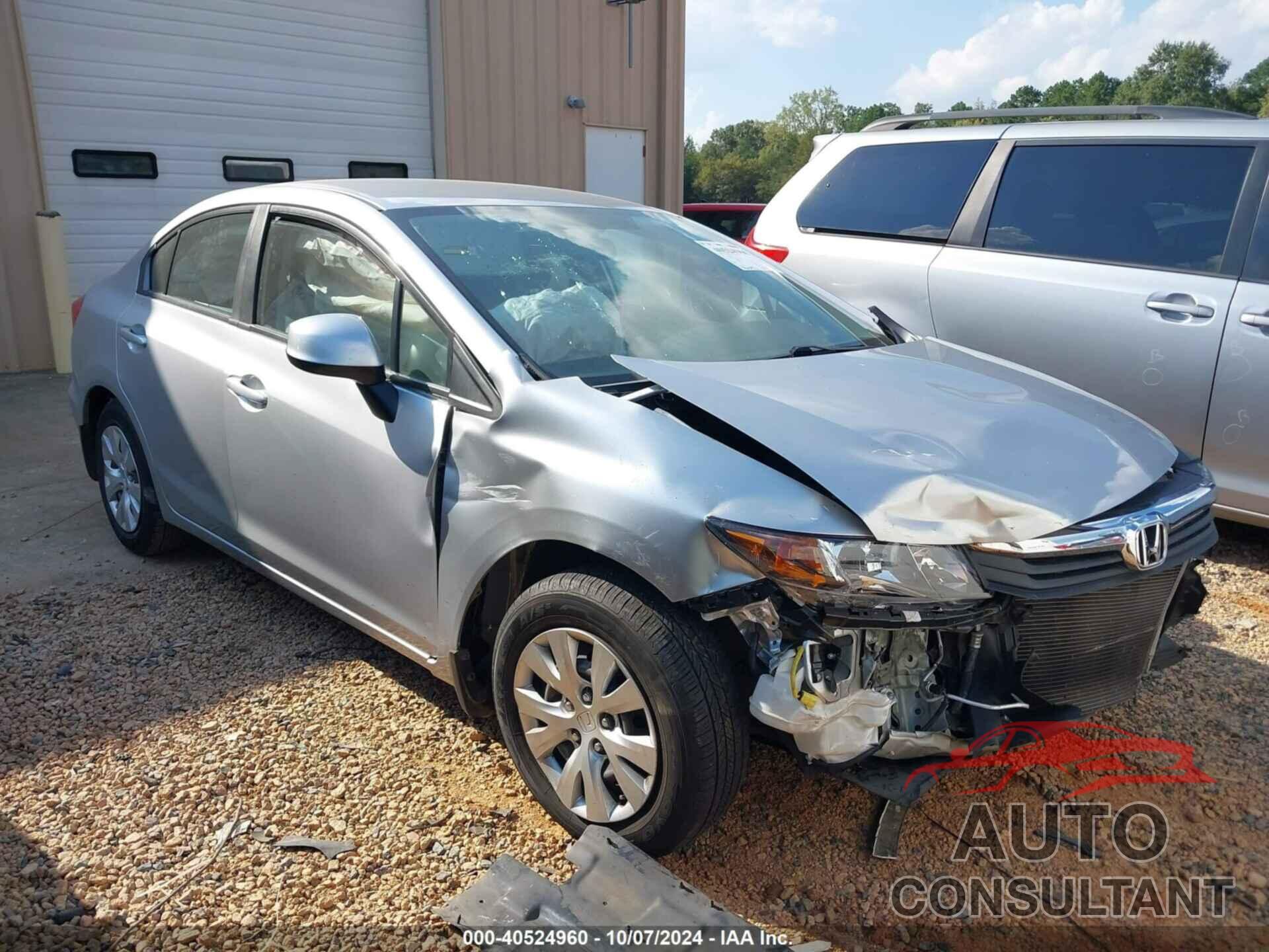 HONDA CIVIC 2012 - 19XFB2F5XCE084407