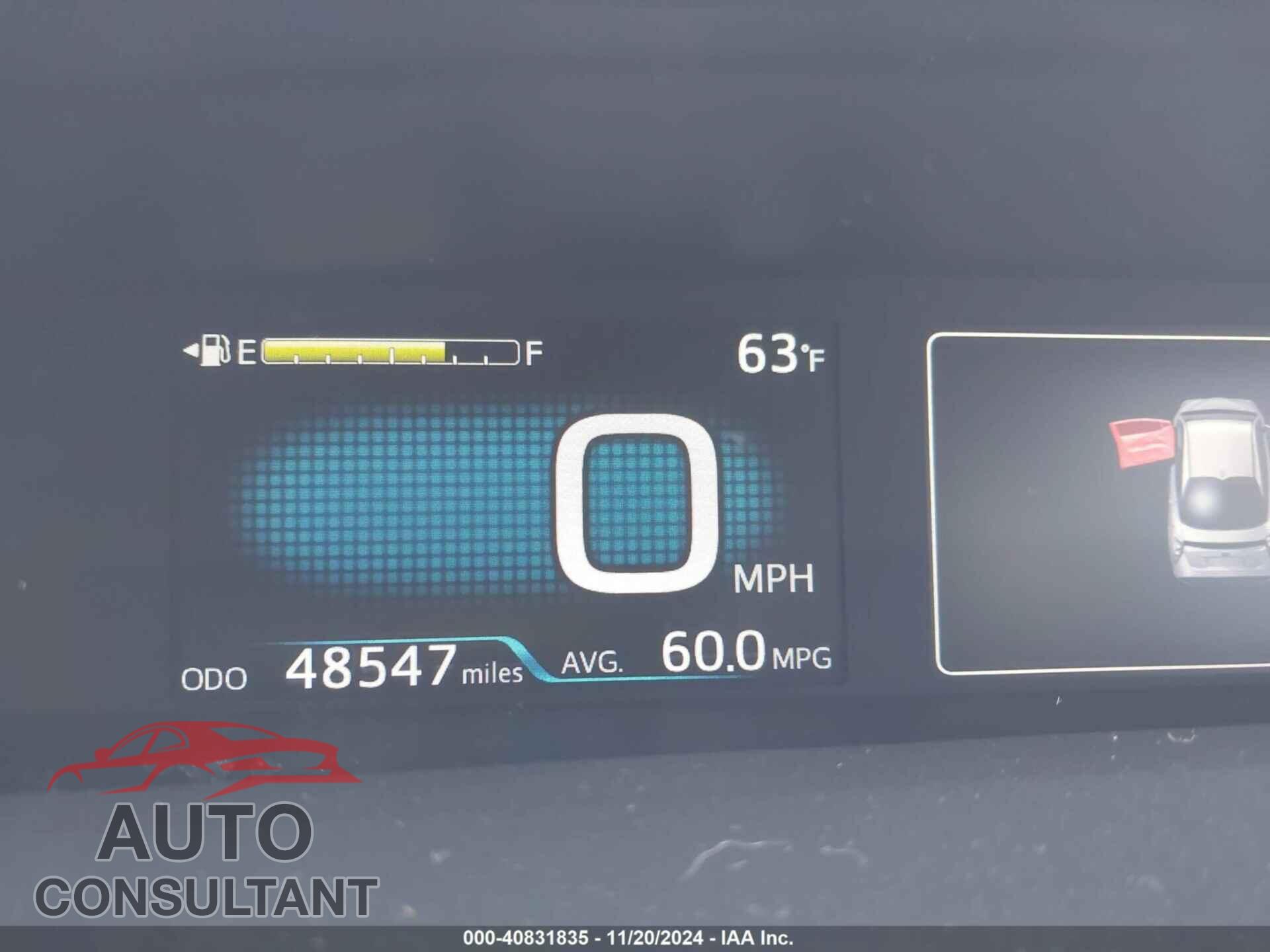 TOYOTA PRIUS 2016 - JTDKARFU3G3512140