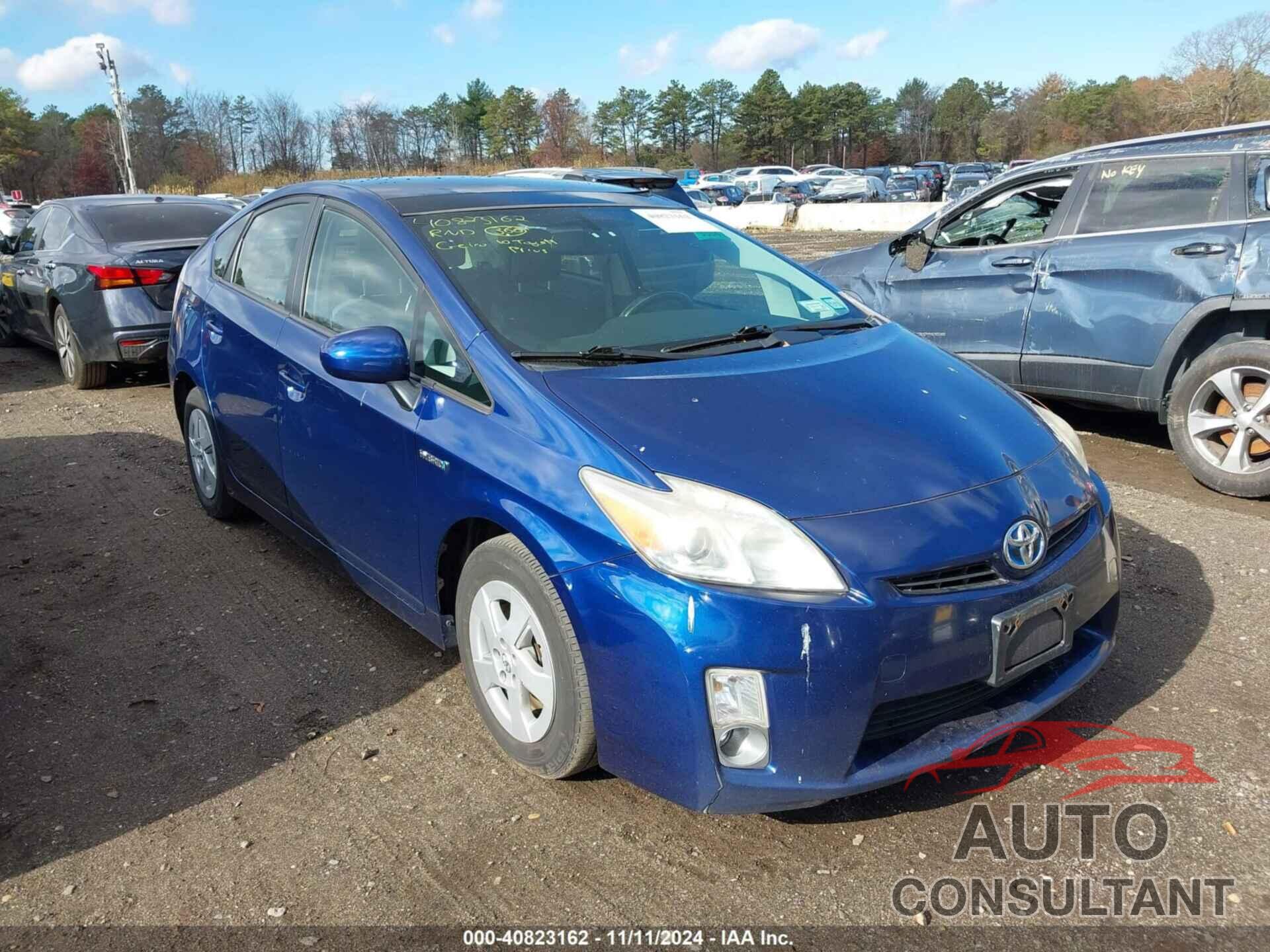 TOYOTA PRIUS 2010 - JTDKN3DUXA0236598