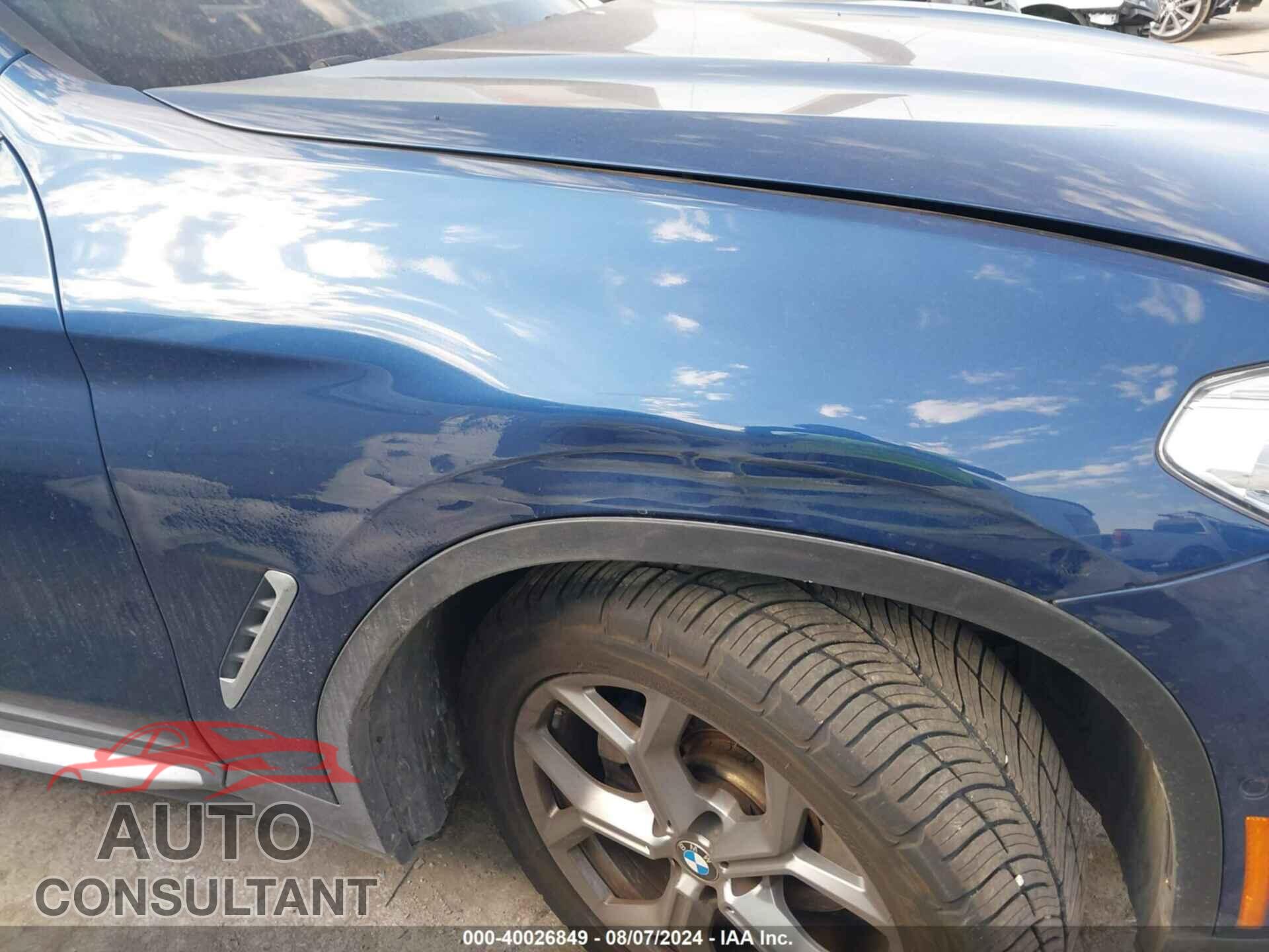 BMW X3 PHEV 2021 - 5UXTS1C00M9F26155
