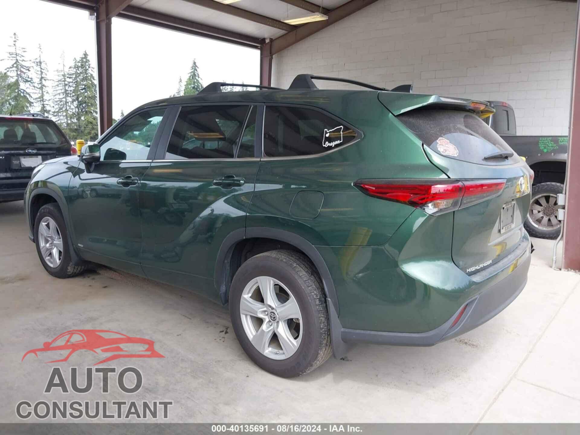 TOYOTA HIGHLANDER 2023 - 5TDBBRCH2PS564202