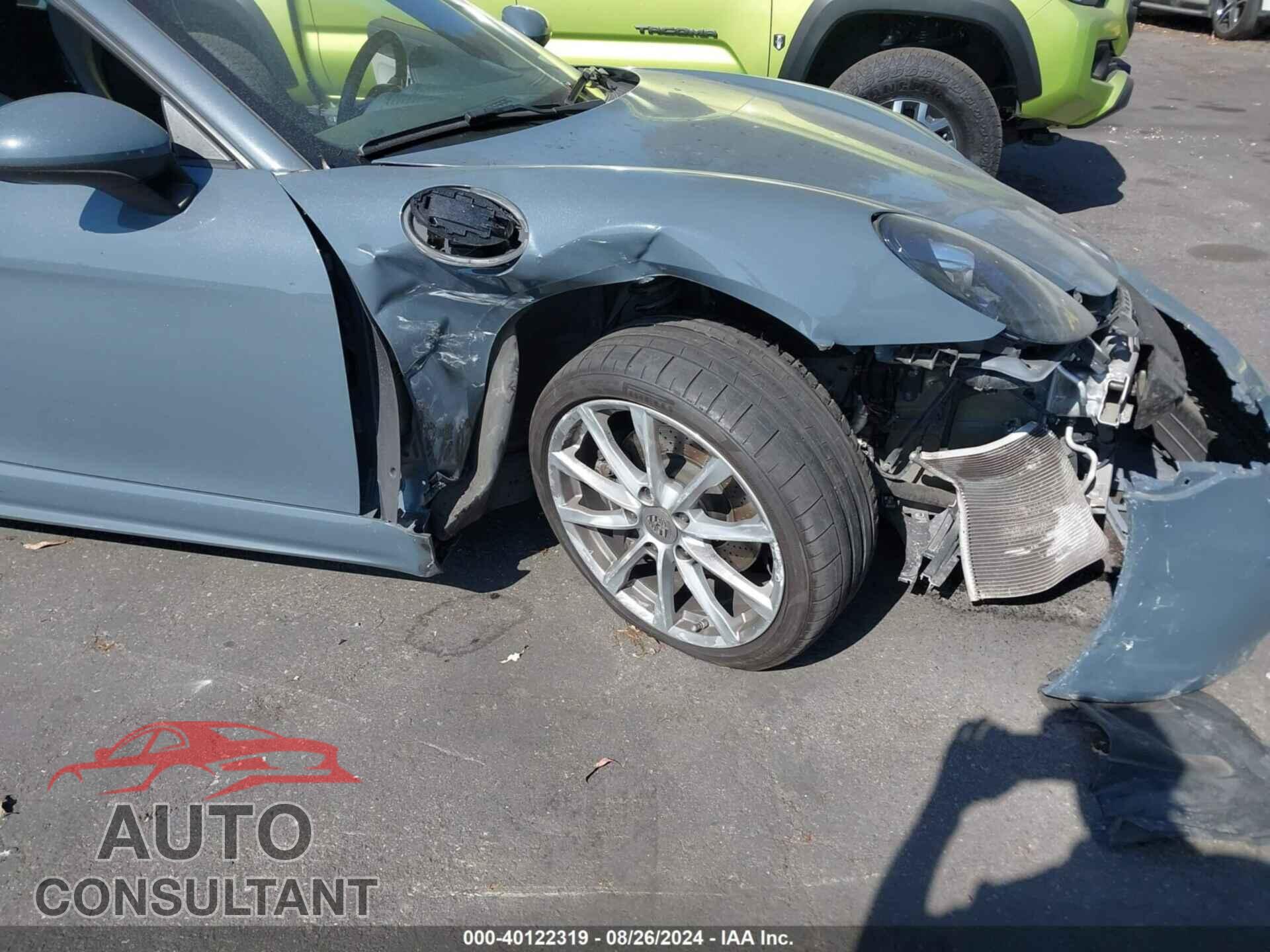 PORSCHE 718 BOXSTER 2018 - WP0CA2A83JS210916