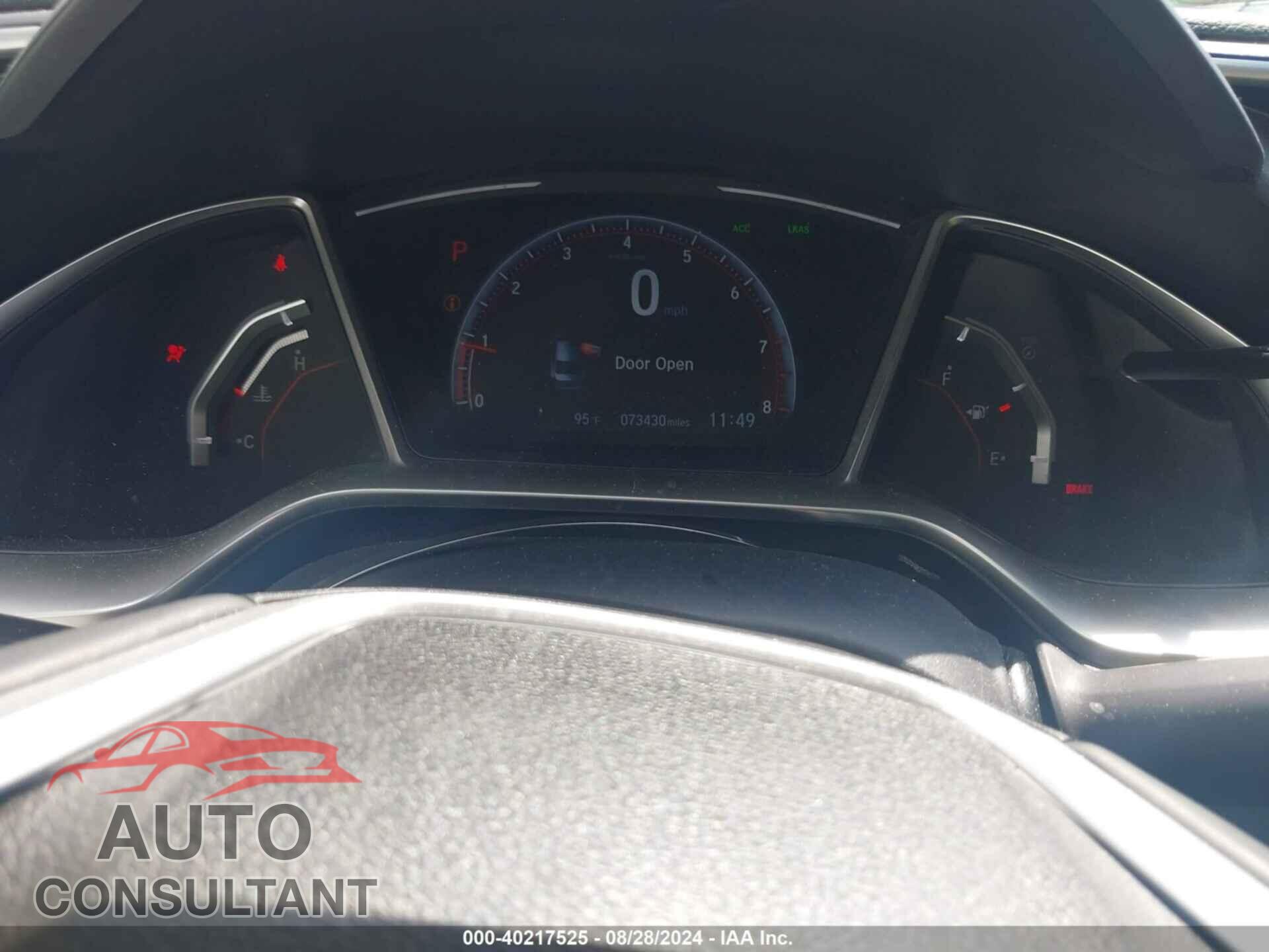 HONDA CIVIC 2020 - 19XFC2F88LE021992