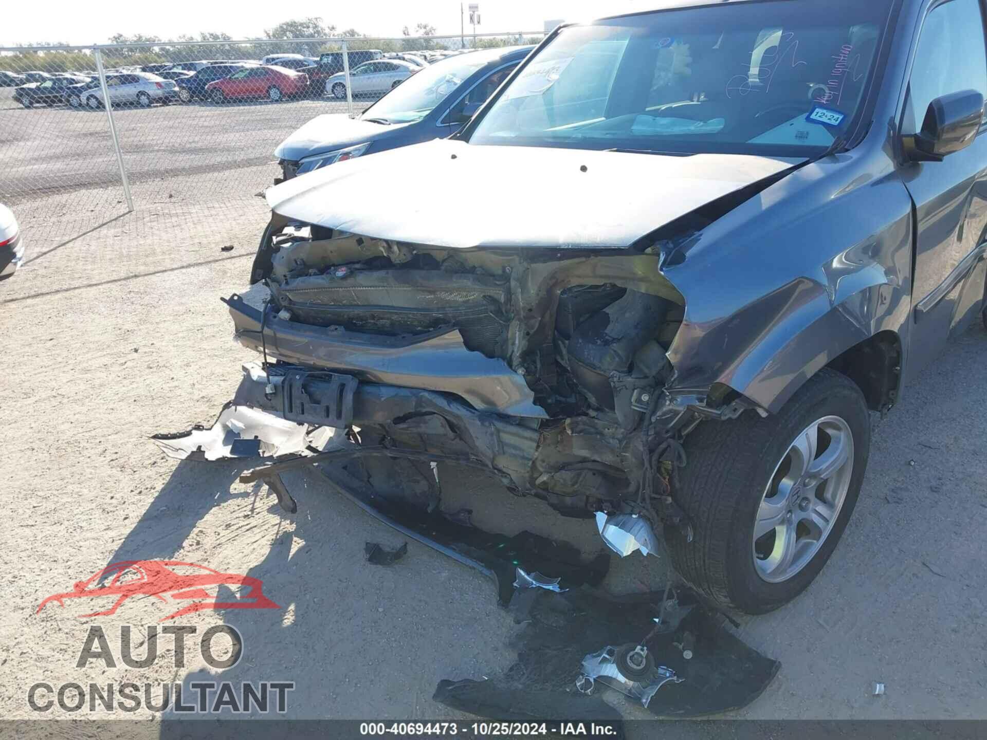 HONDA PILOT 2013 - 5FNYF3H5XDB033906