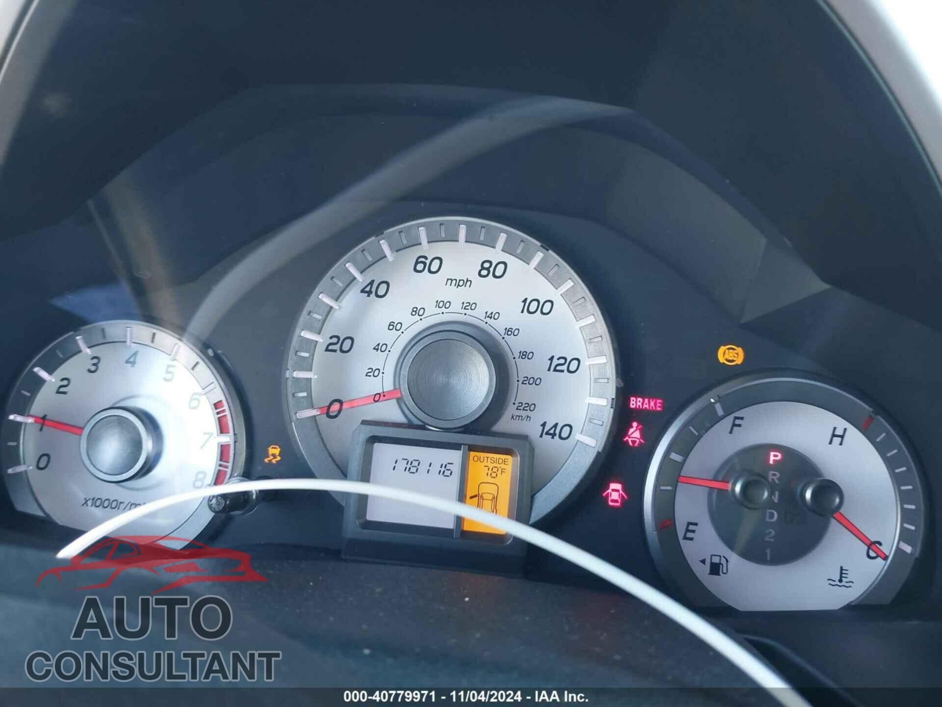 HONDA PILOT 2013 - 5FNYF3H76DB021334