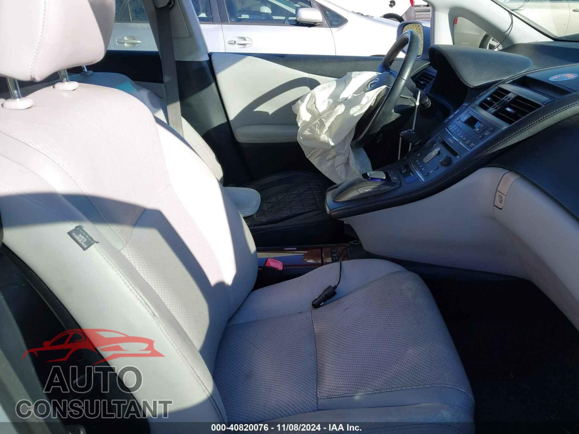 LEXUS HS 250H 2010 - JTHBB1BA6A2017159