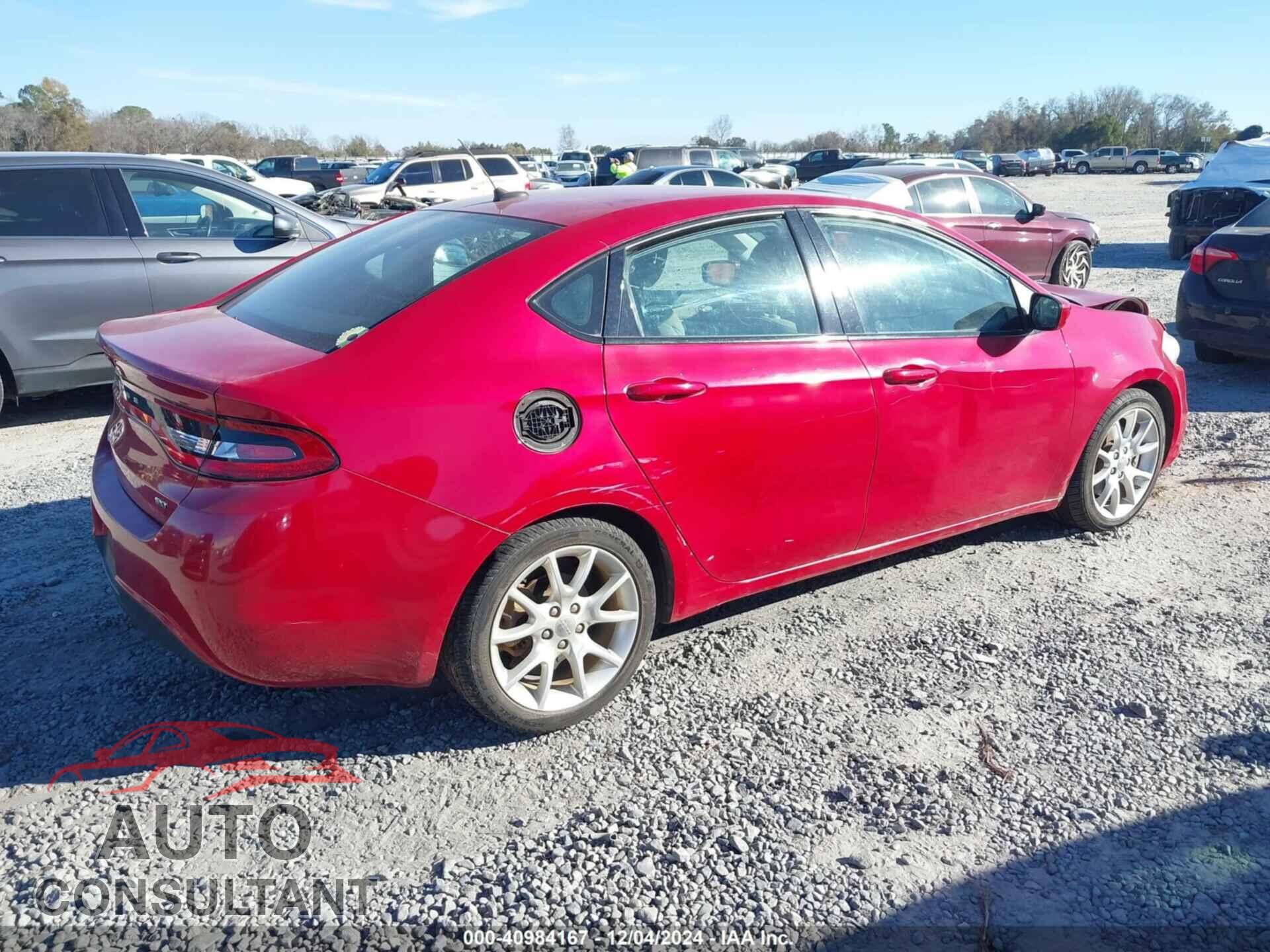 DODGE DART 2013 - 1C3CDFBA5DD149128