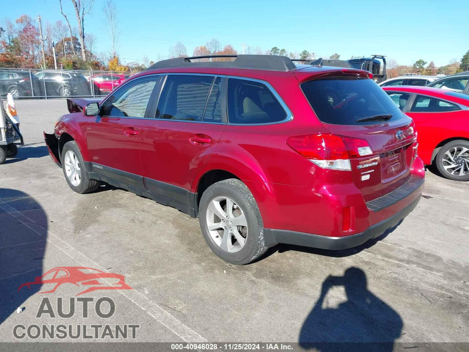 SUBARU OUTBACK 2013 - 4S4BRCKCXD3238445