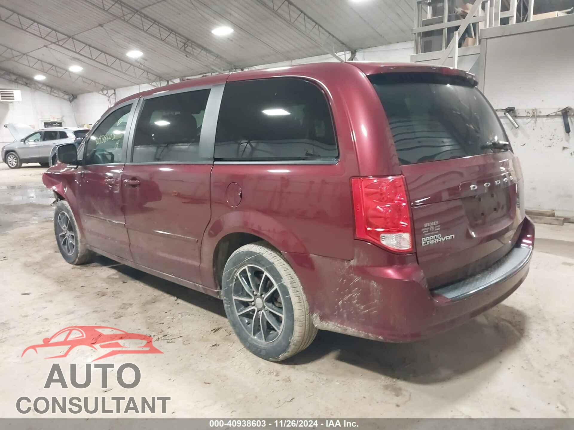 DODGE GRAND CARAVAN 2017 - 2C4RDGBGXHR849827
