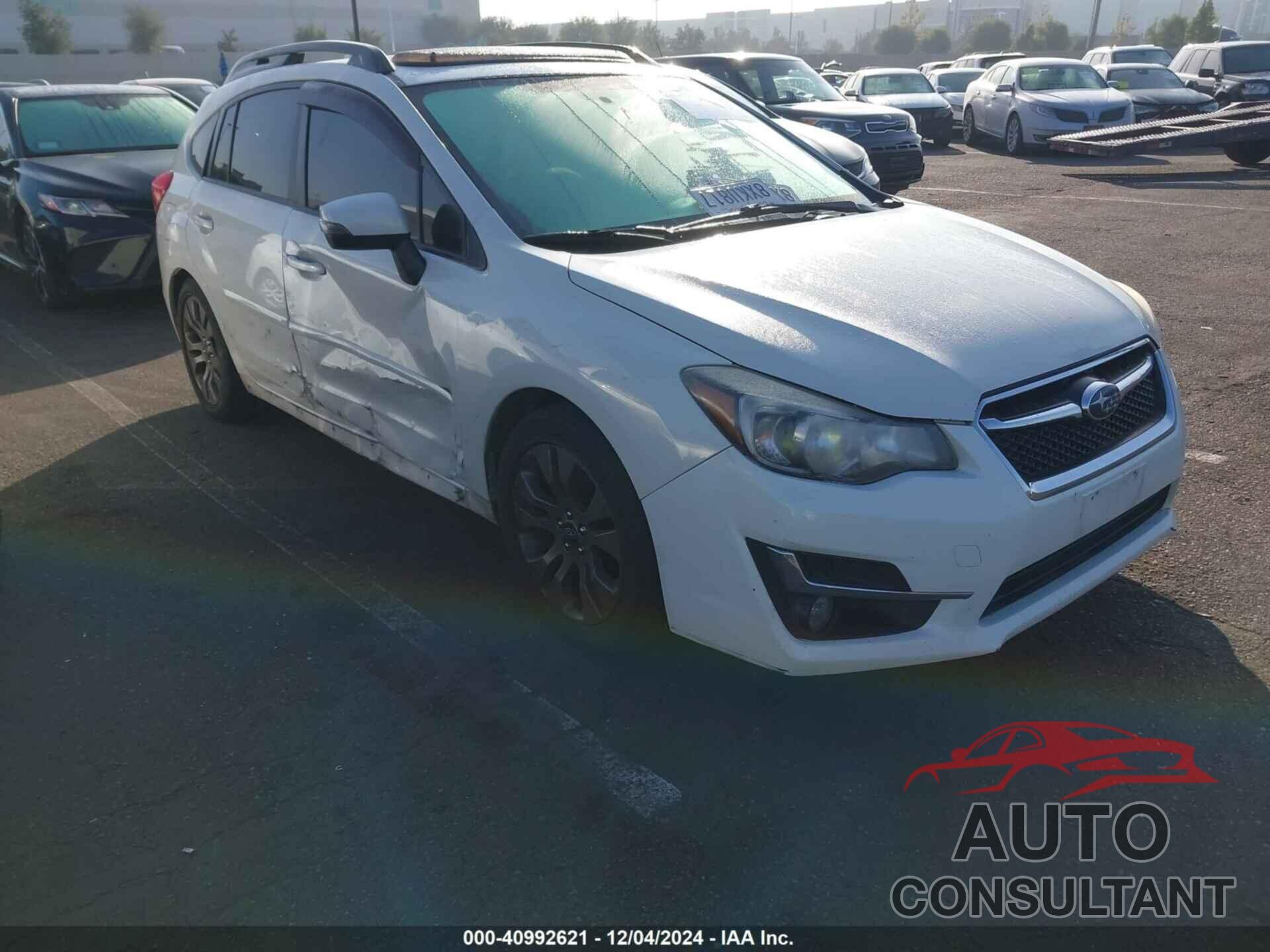 SUBARU IMPREZA 2016 - JF1GPAY63G8305485
