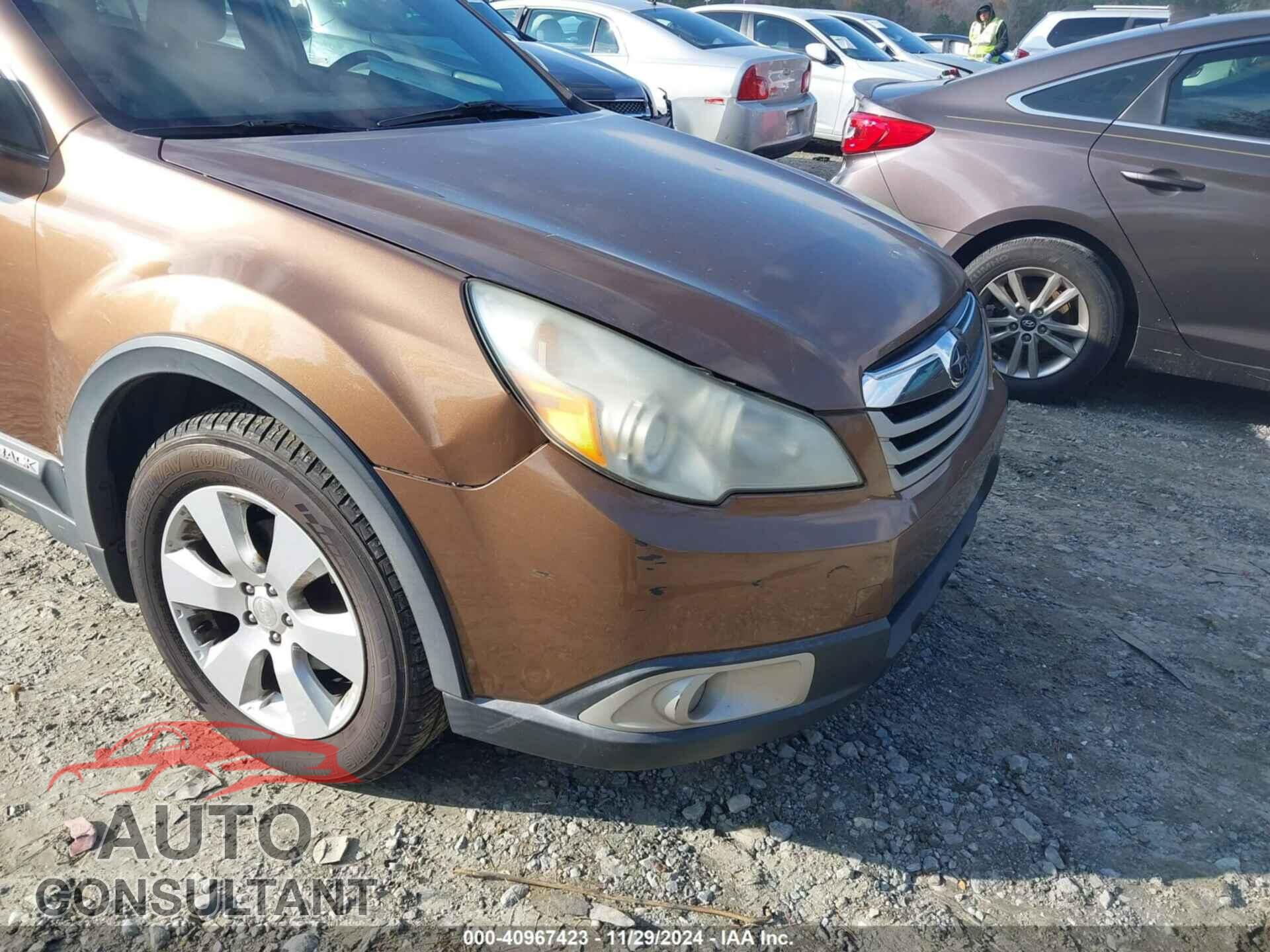 SUBARU OUTBACK 2011 - 4S4BRBBC7B3319913