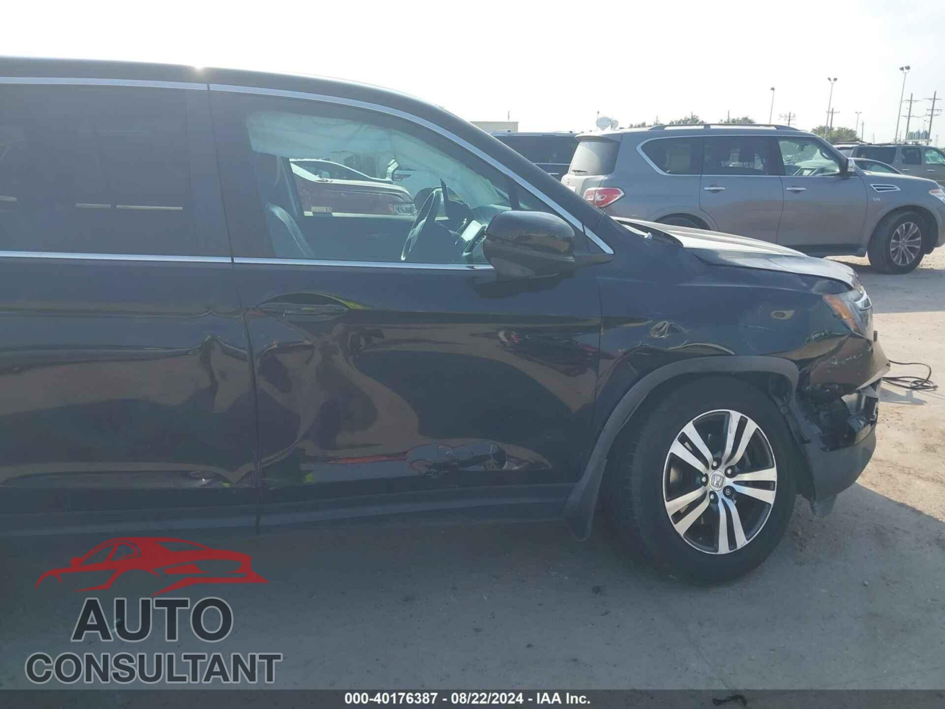 HONDA PILOT 2017 - 5FNYF5H54HB048208