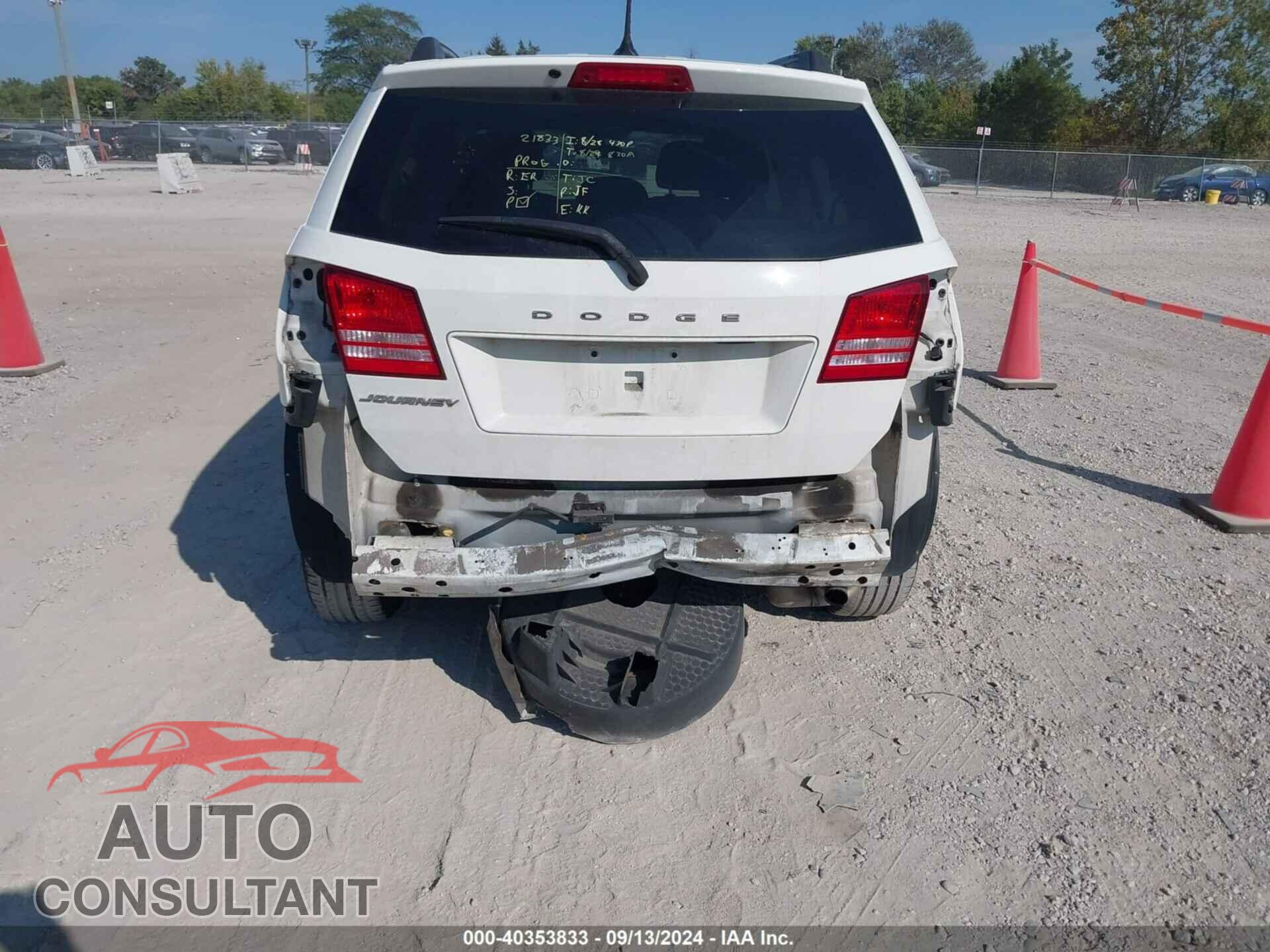 DODGE JOURNEY 2017 - 3C4PDCAB4HT609403