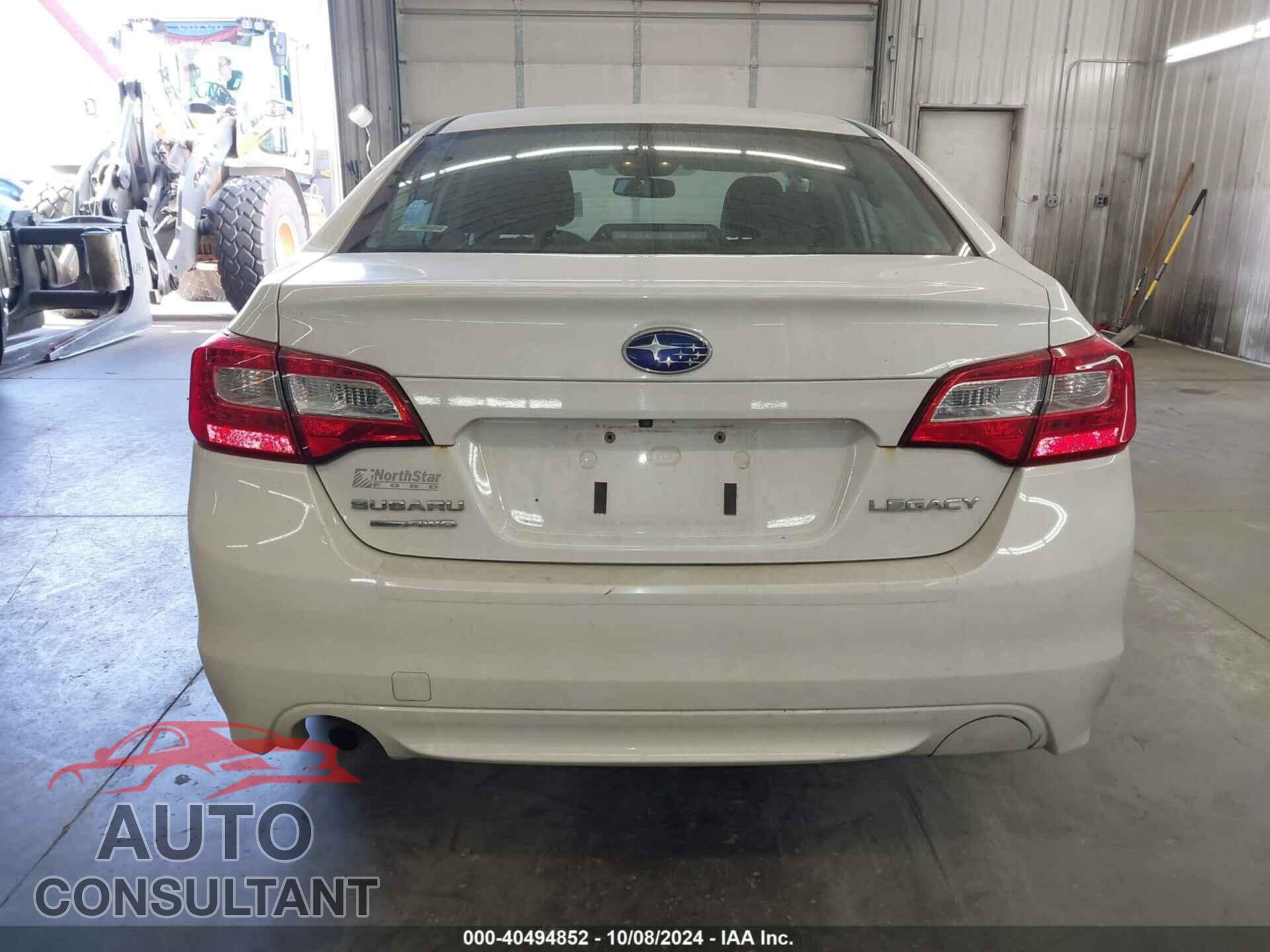 SUBARU LEGACY 2016 - 4S3BNBA67G3032154