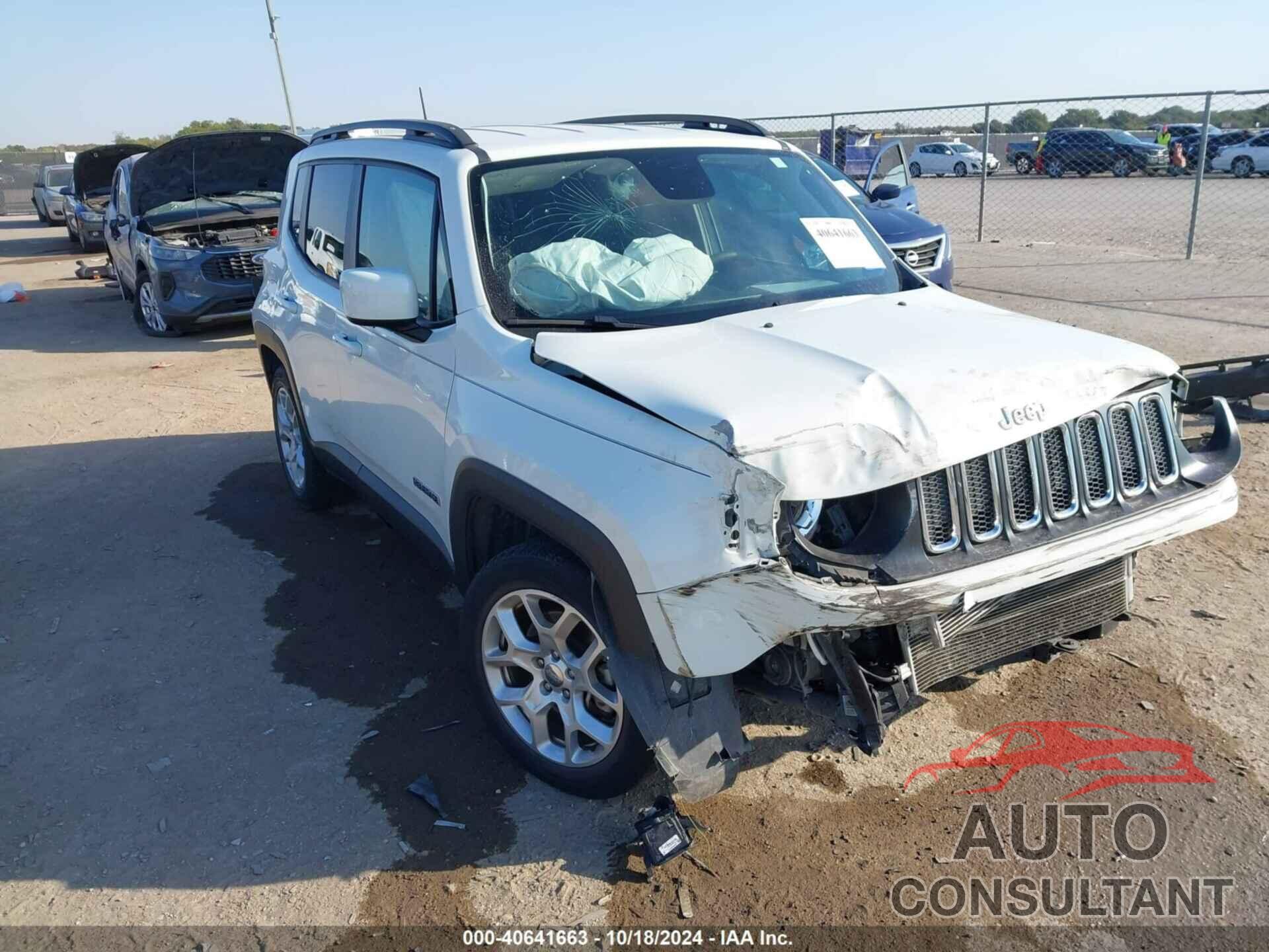 JEEP RENEGADE 2018 - ZACCJABB8JPH33696