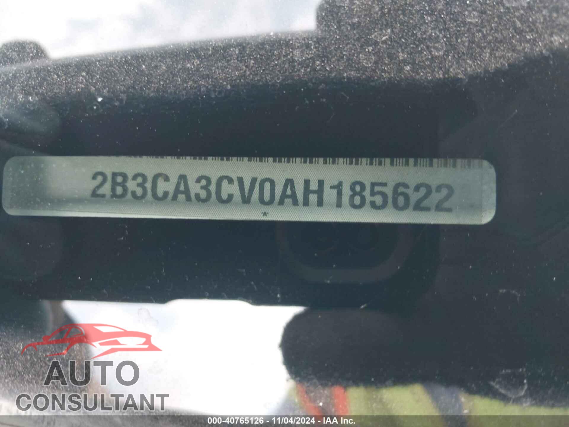 DODGE CHARGER 2010 - 2B3CA3CV0AH185622