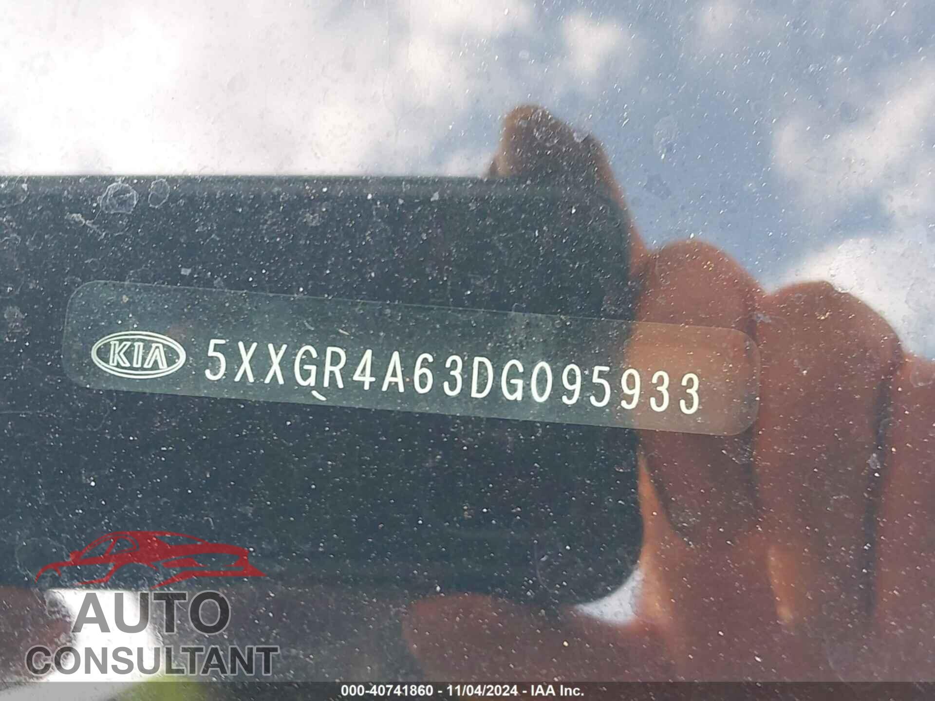 KIA OPTIMA 2013 - 5XXGR4A63DG095933