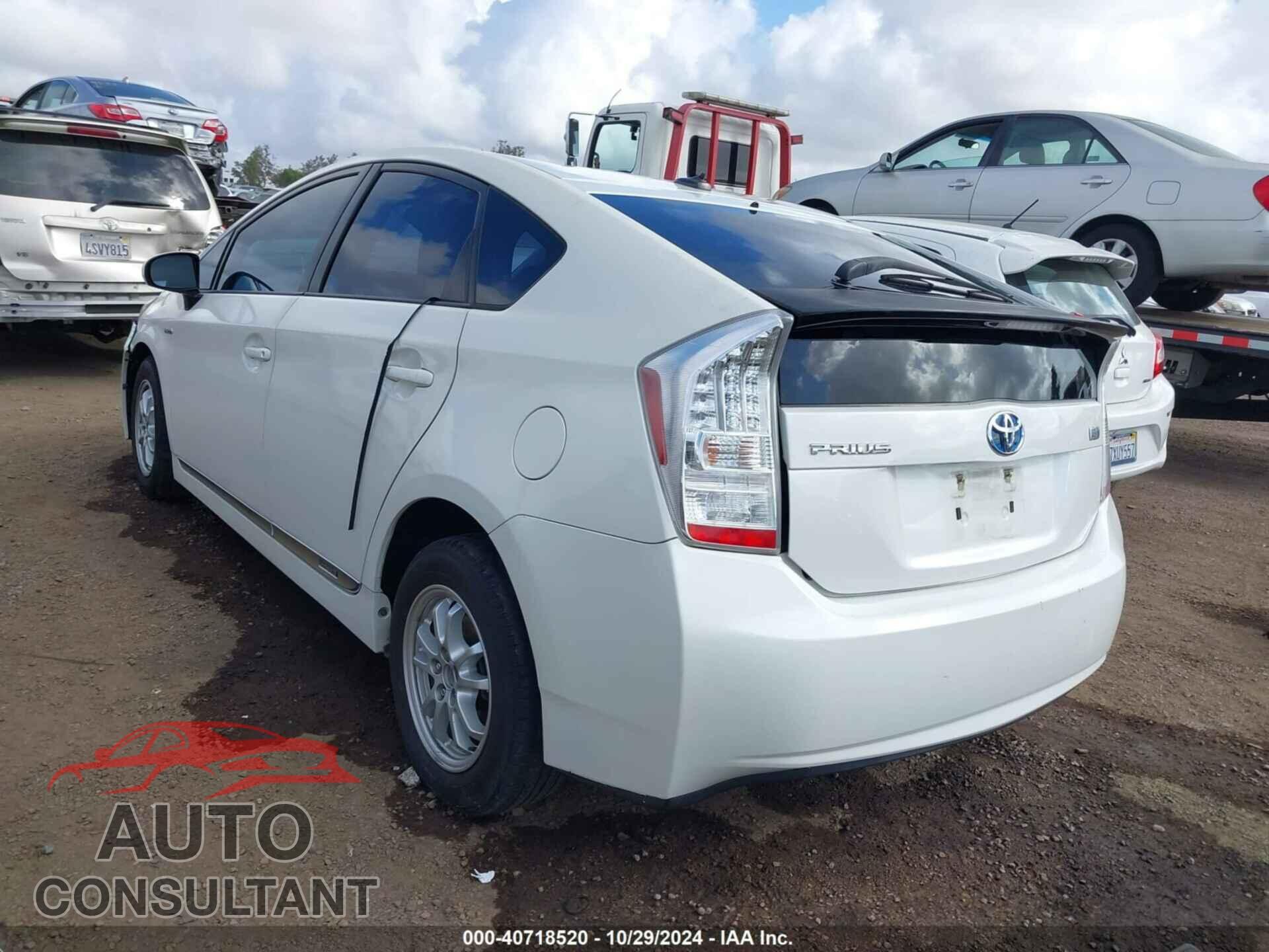 TOYOTA PRIUS 2011 - JTDKN3DU9B0310885